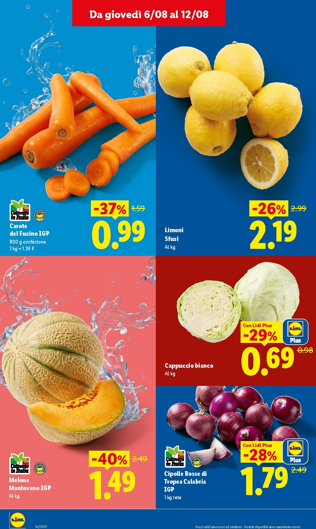 lidl - Volantino attuale di Lidl - Fresca e conveniente valido dal giovedì 06/08/2026 al mercoledì 12/08/2026 - page: 4