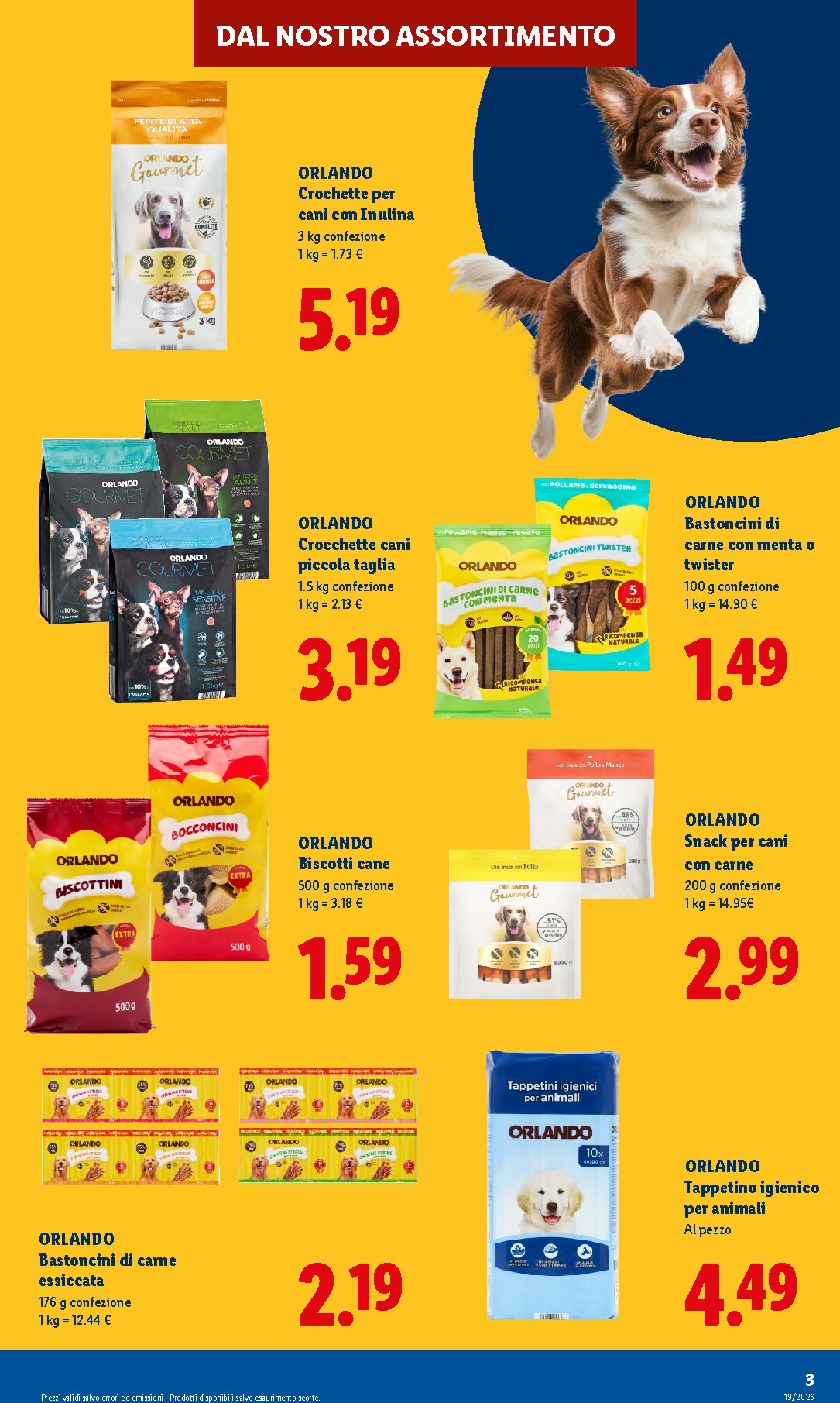 lidl - Volantino attuale di Lidl - Offerte per Animali valido dal giovedì 06/08/2026 al mercoledì 12/08/2026 - page: 3