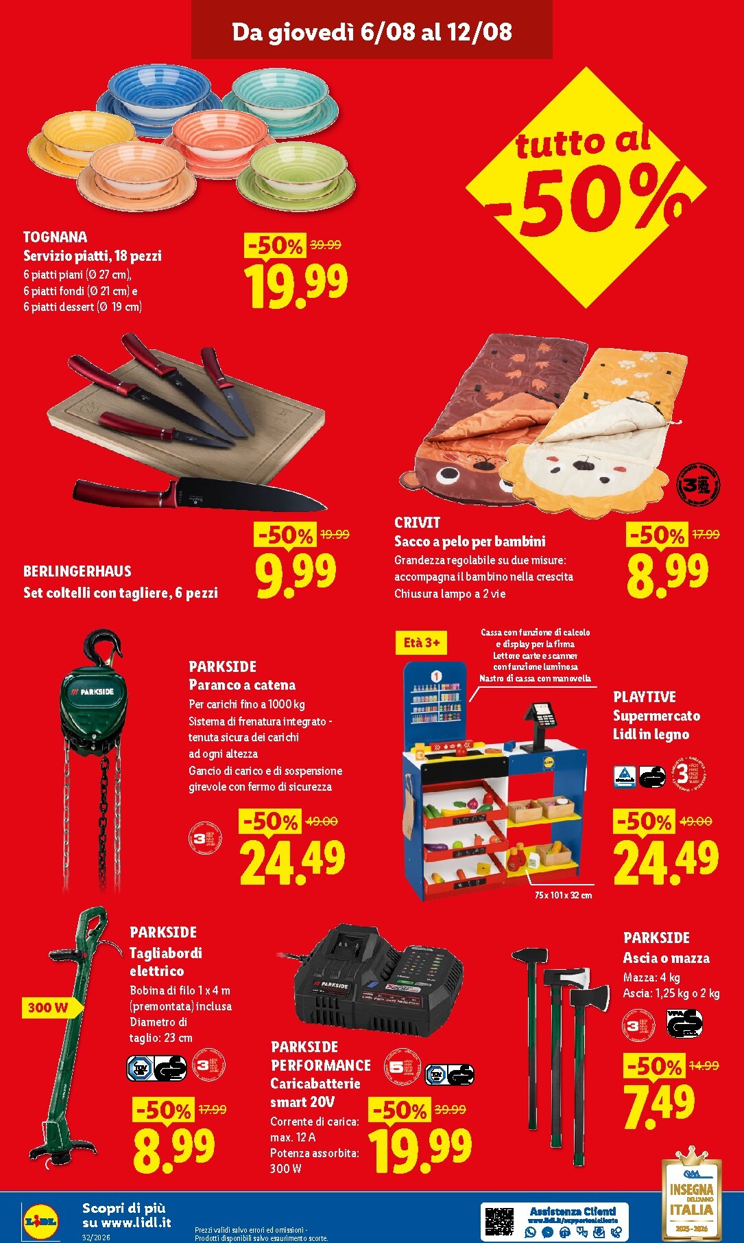 lidl - Volantino attuale di Lidl - Tortoreto Lido valido dal giovedì 06/08/2026 al mercoledì 12/08/2026 - page: 4