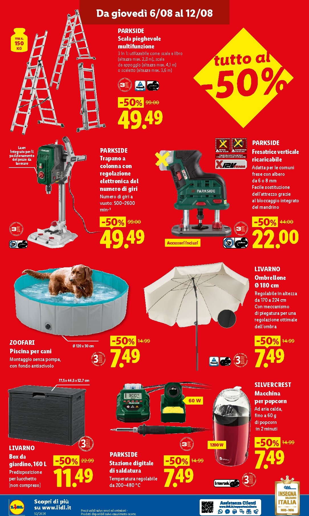 lidl - Volantino attuale di Lidl - Calcinaia valido dal giovedì 06/08/2026 al mercoledì 12/08/2026 - page: 4