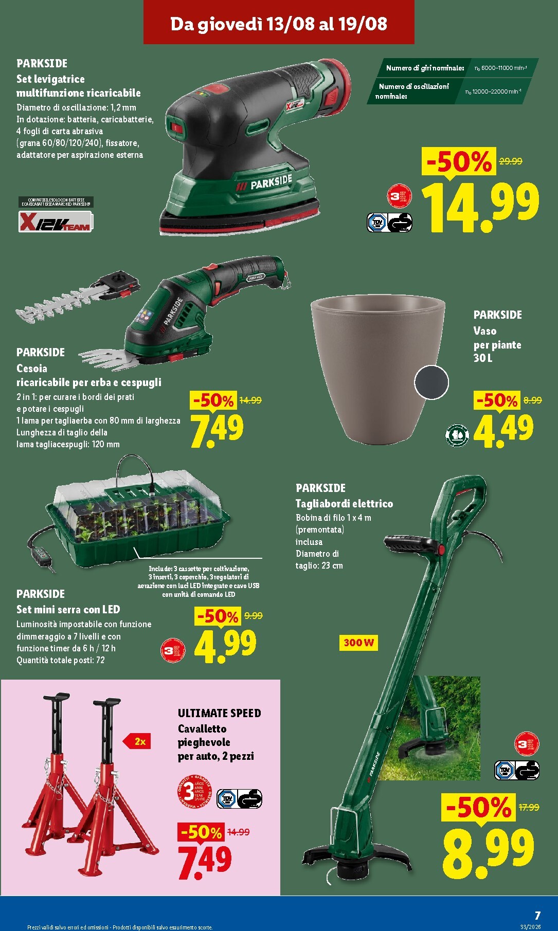 lidl - Volantino Lidl - Nuova apertura Passa a trovarci per la prossima settimana dal giovedì 13/08/2026 al mercoledì 19/08/2026 - page: 7