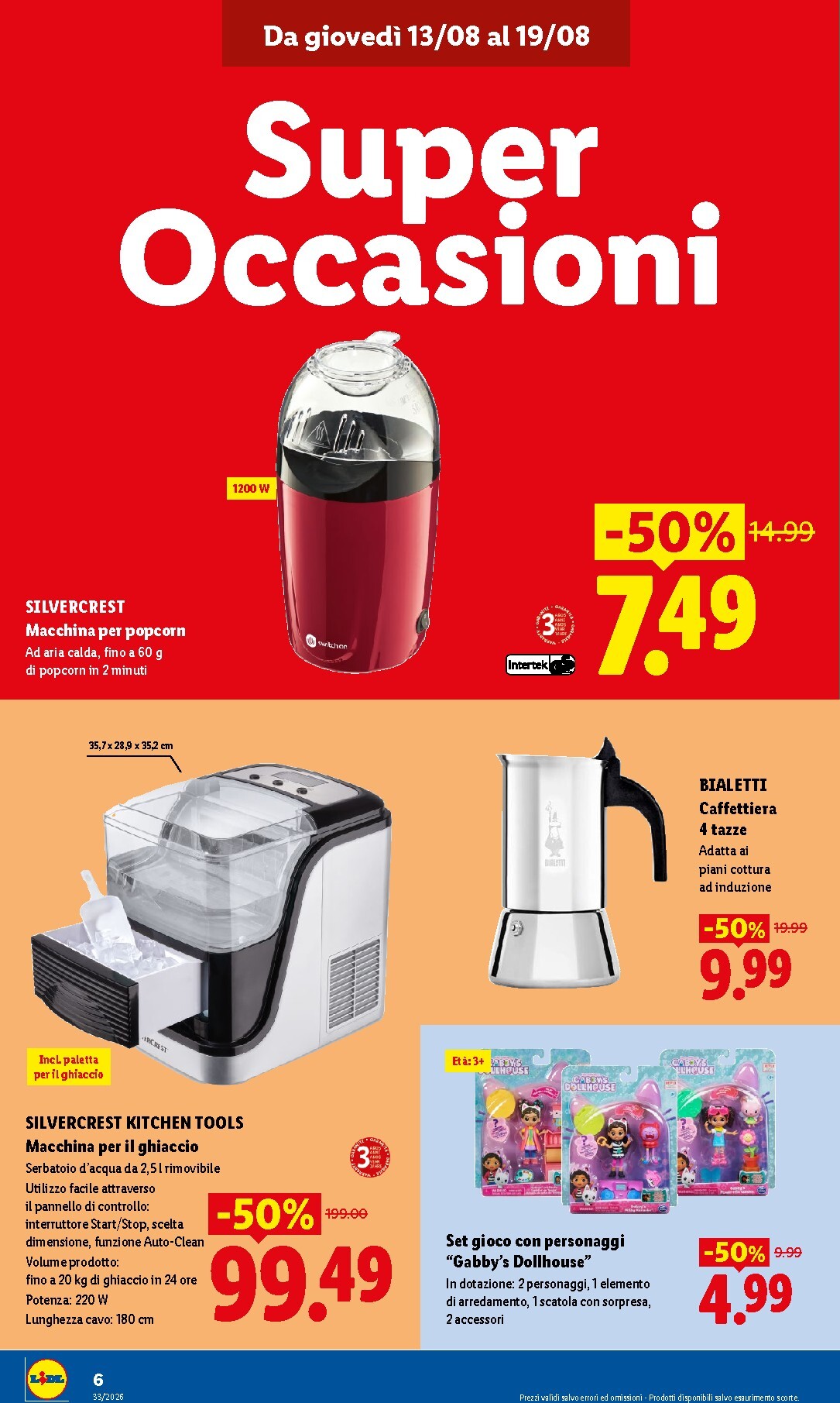lidl - Volantino Lidl - Nuova apertura Passa a trovarci per la prossima settimana dal giovedì 13/08/2026 al mercoledì 19/08/2026 - page: 6
