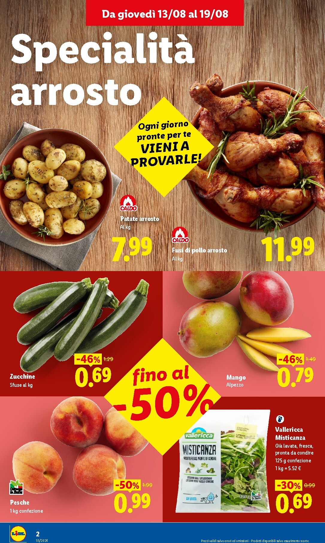 lidl - Volantino Lidl - Nuova apertura Passa a trovarci per la prossima settimana dal giovedì 13/08/2026 al mercoledì 19/08/2026 - page: 2