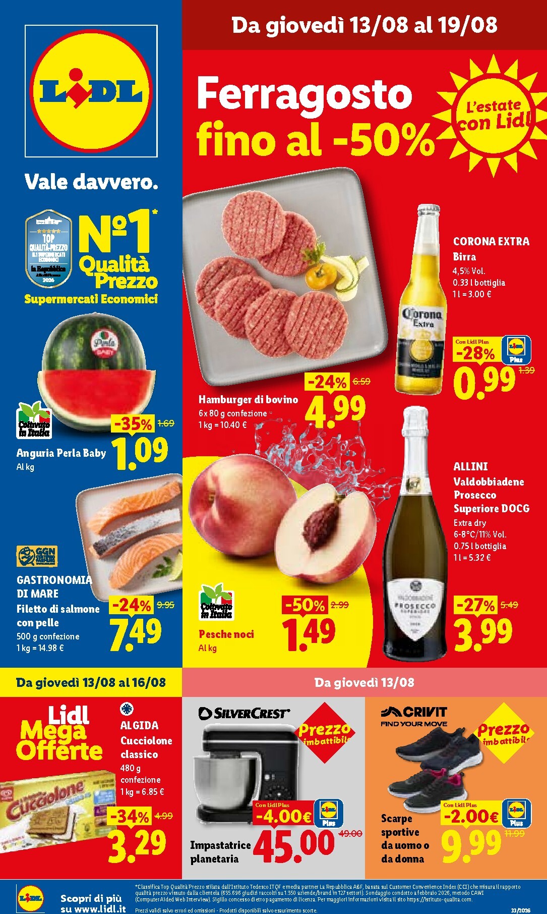 lidl - Volantino attuale di Lidl valido dal giovedì 13/08/2026 al mercoledì 19/08/2026
