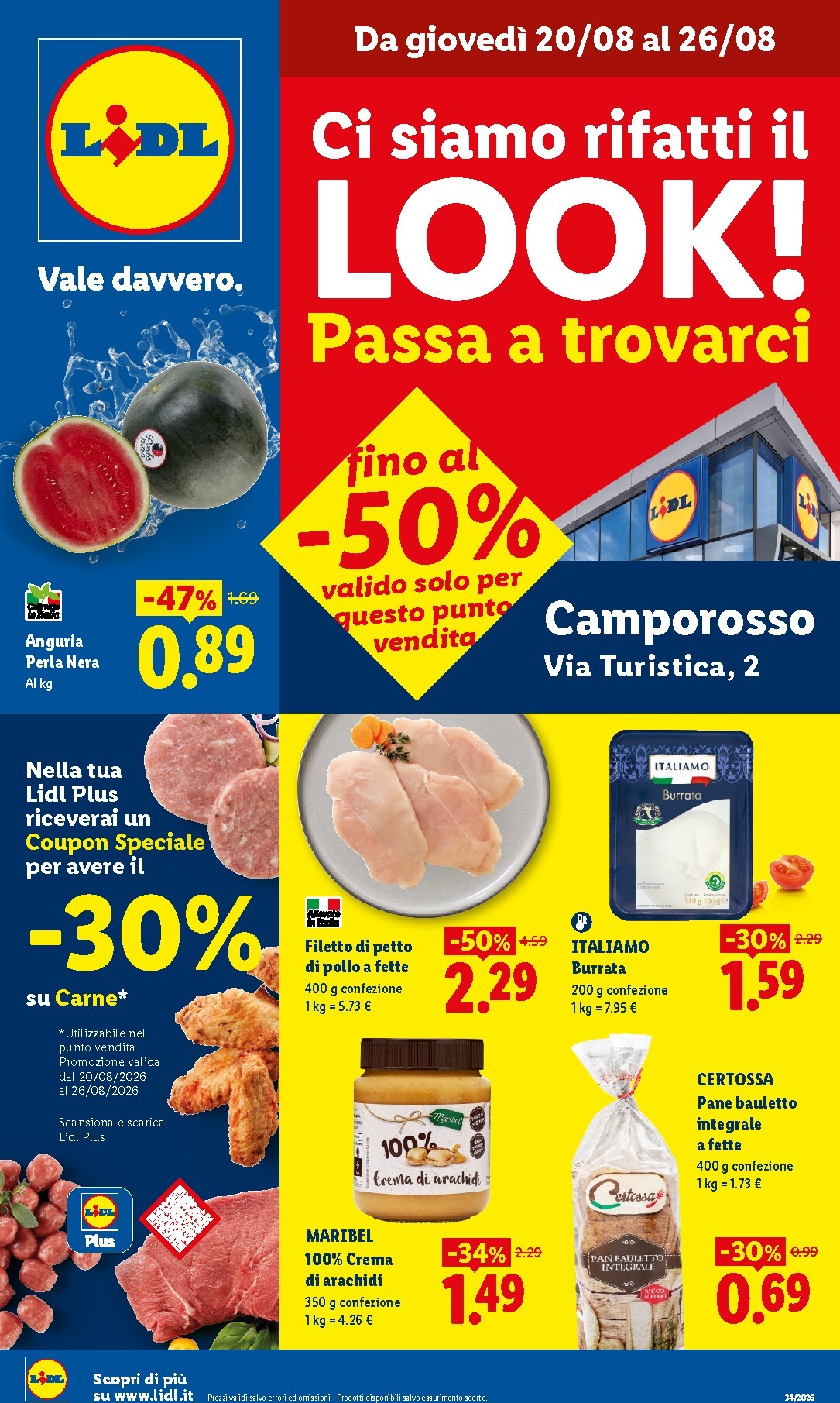 lidl - Volantino Lidl - Ci siamo rifatti il look per la prossima settimana dal giovedì 20/08/2026 al mercoledì 26/08/2026