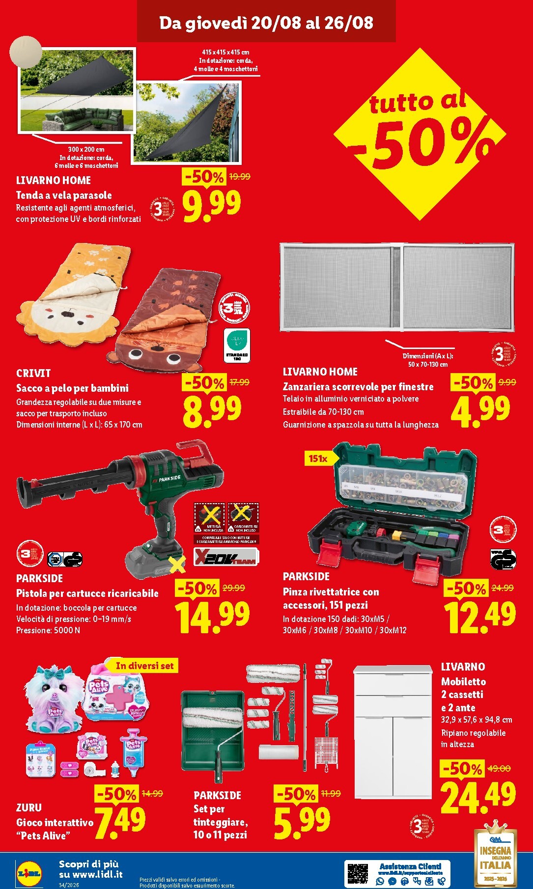 lidl - Volantino Lidl - Ci siamo rifatti il look per la prossima settimana dal giovedì 20/08/2026 al mercoledì 26/08/2026 - page: 4