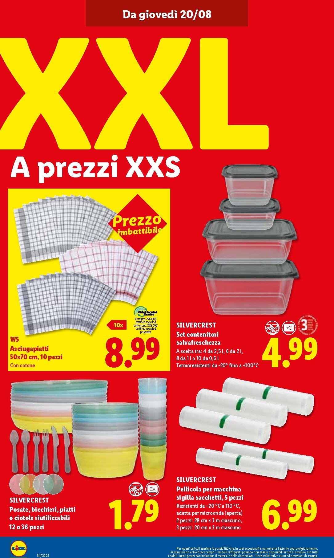 lidl - Volantino Lidl per la prossima settimana dal giovedì 20/08/2026 al mercoledì 26/08/2026 - page: 22