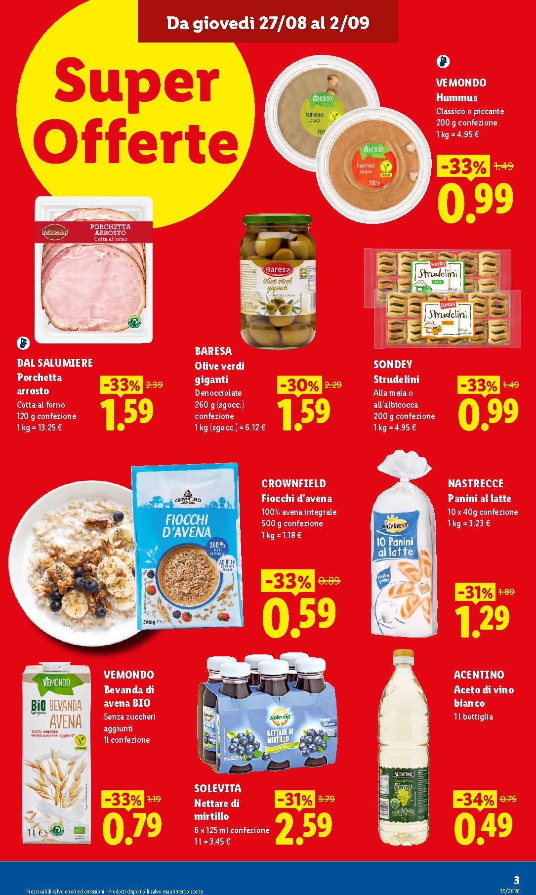 lidl - Volantino Lidl - Ci siamo rifatti il look per la prossima settimana dal giovedì 27/08/2026 al mercoledì 02/09/2026 - page: 3