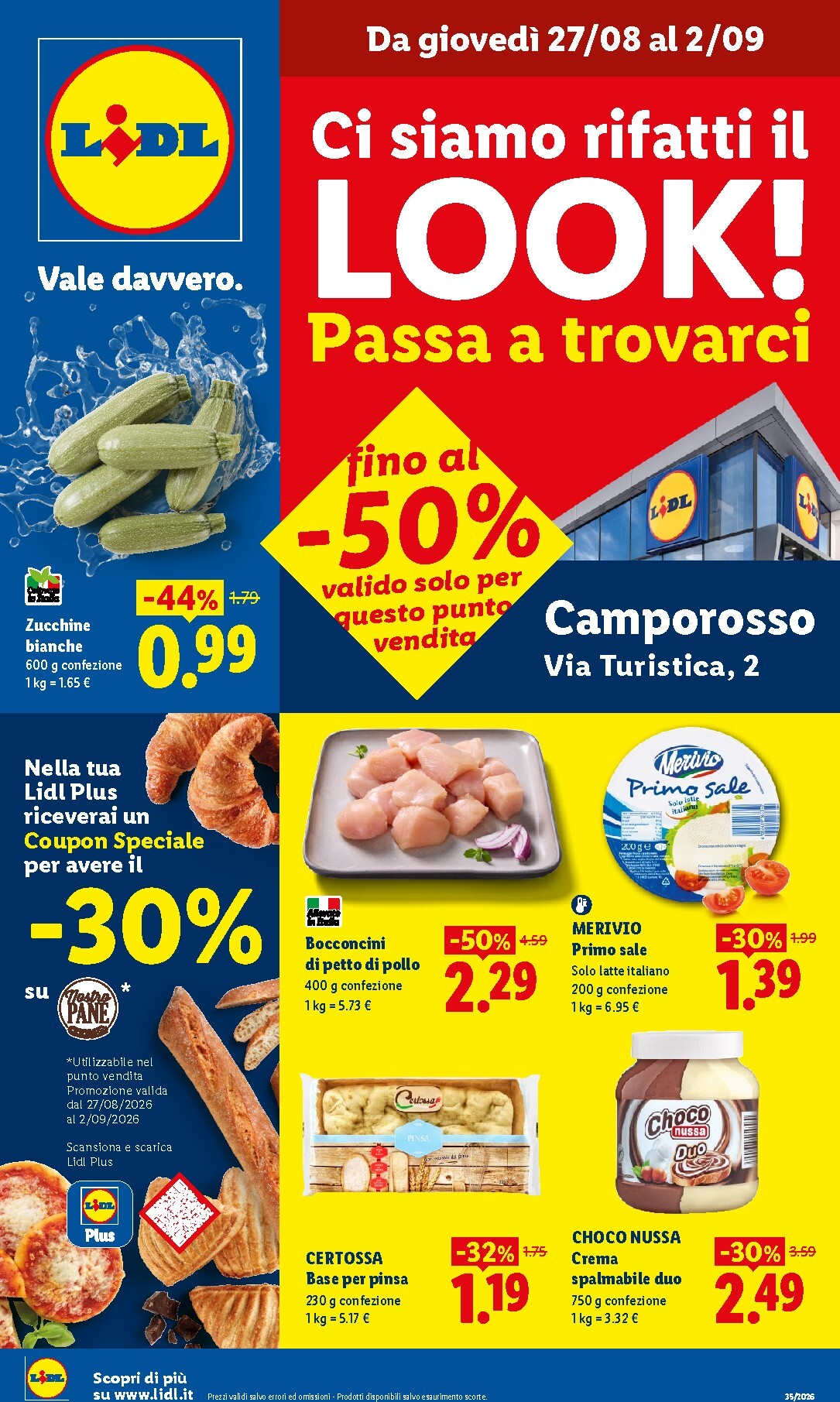 lidl - Volantino Lidl - Ci siamo rifatti il look per la prossima settimana dal giovedì 27/08/2026 al mercoledì 02/09/2026