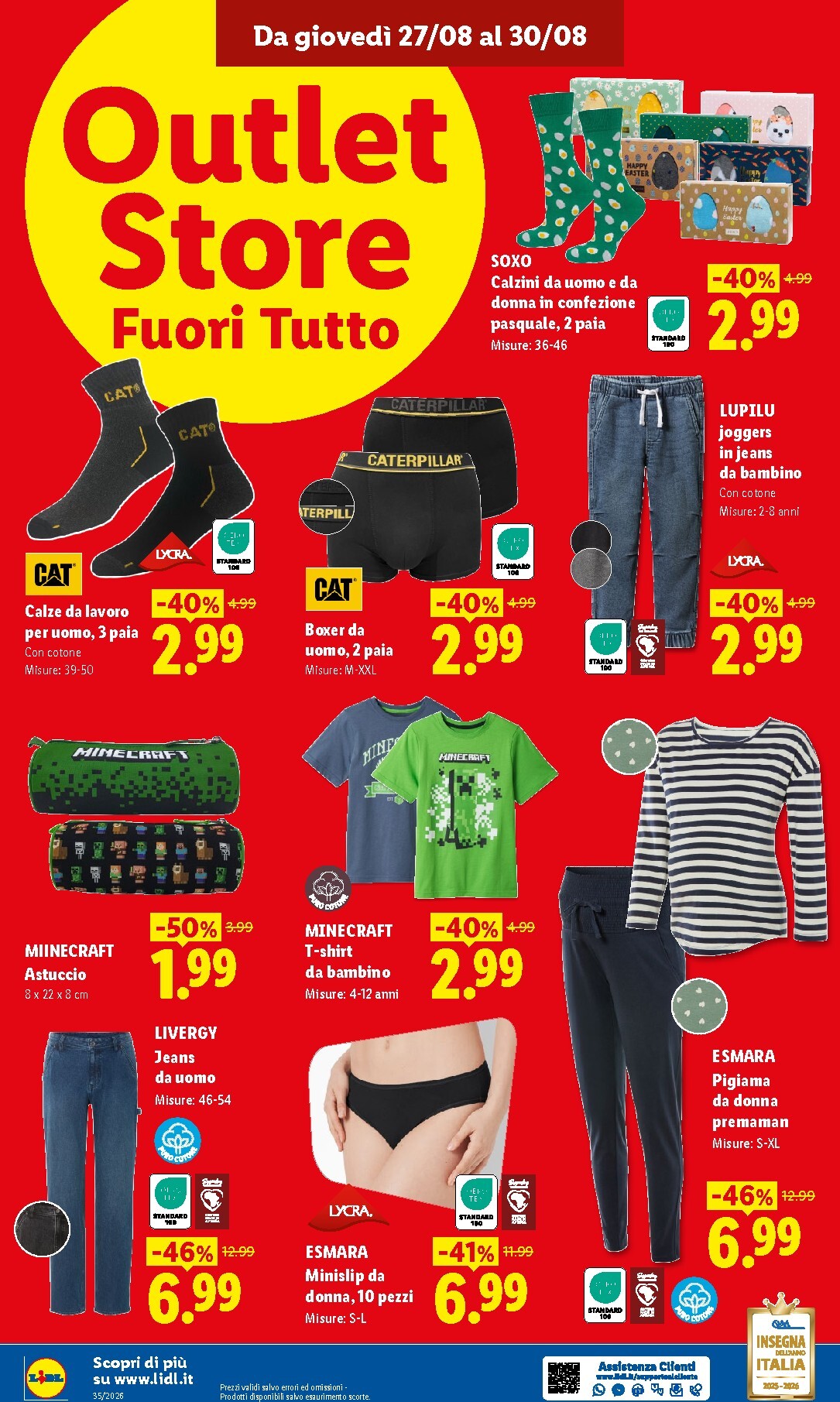 lidl - Volantino Lidl - Outlet Store Palermo per la prossima settimana dal giovedì 27/08/2026 al domenica 30/08/2026 - page: 4
