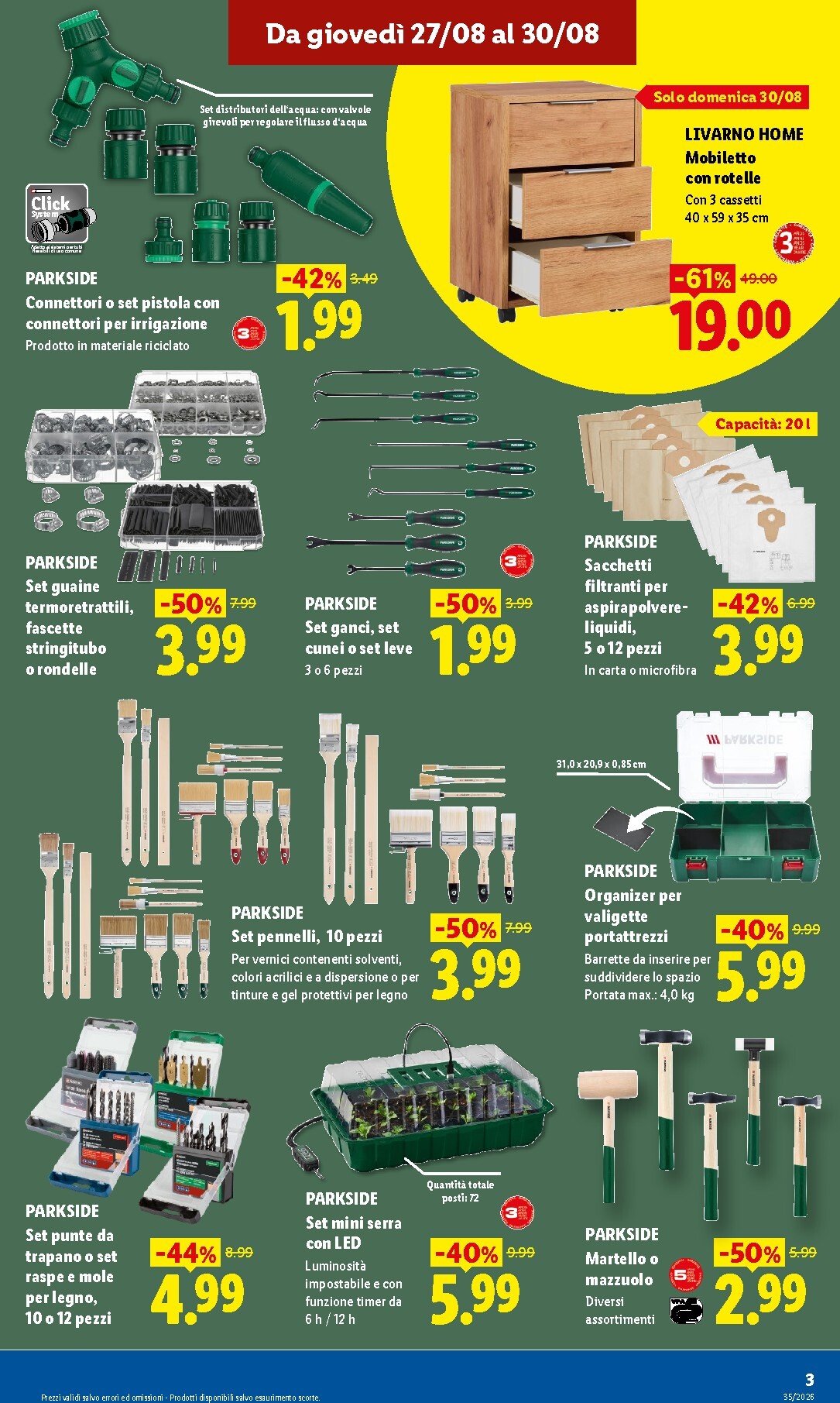 lidl - Volantino Lidl - Outlet Store Palermo per la prossima settimana dal giovedì 27/08/2026 al domenica 30/08/2026 - page: 3