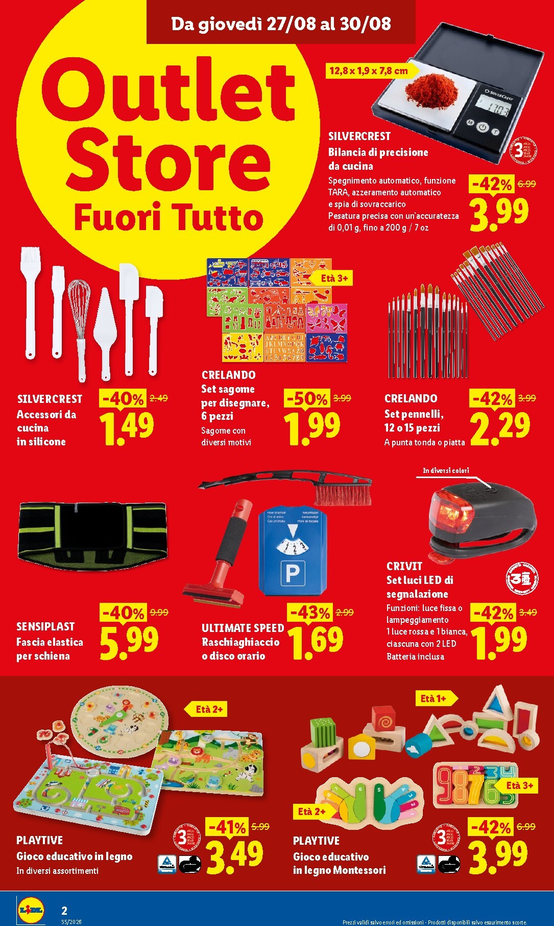 lidl - Volantino Lidl - Outlet Store Palermo per la prossima settimana dal giovedì 27/08/2026 al domenica 30/08/2026 - page: 2