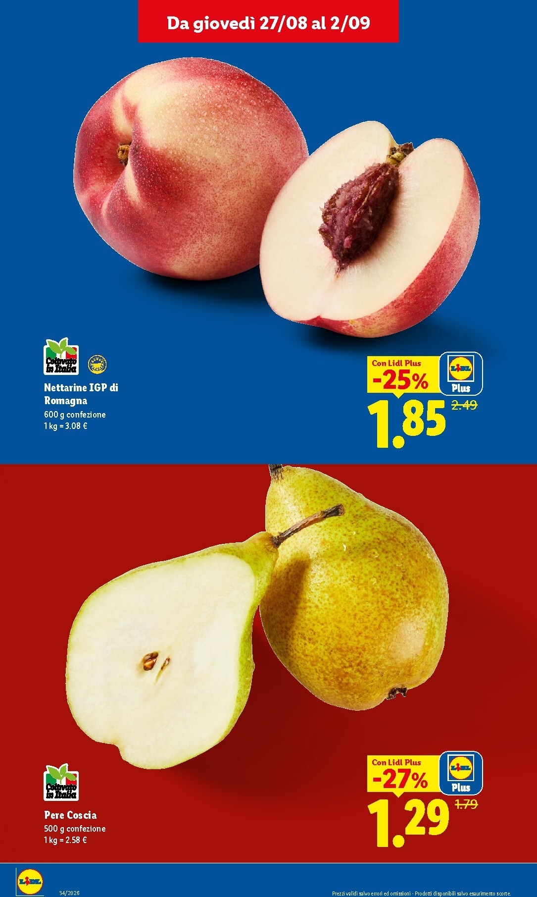 lidl - Volantino Lidl - Fresca e conveniente per la prossima settimana dal giovedì 27/08/2026 al mercoledì 02/09/2026 - page: 4