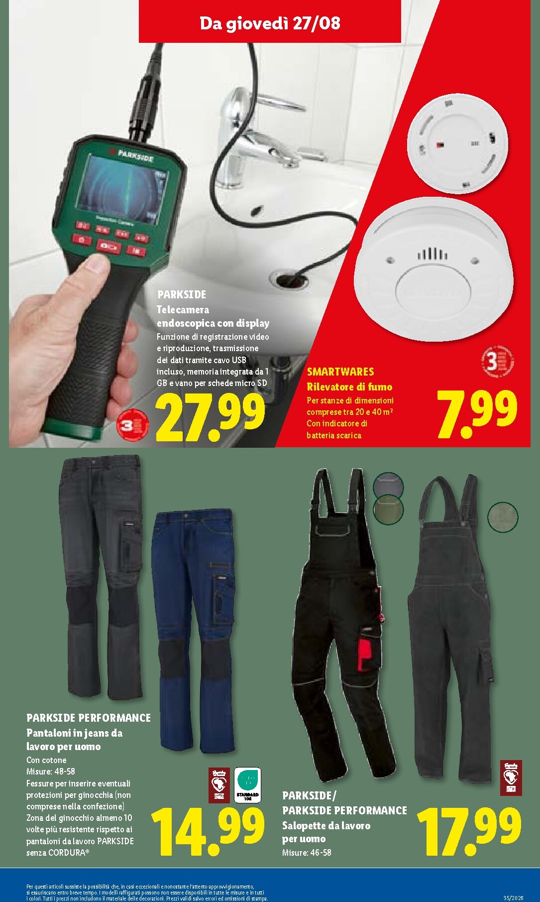 lidl - Volantino Lidl per la prossima settimana dal giovedì 27/08/2026 al mercoledì 02/09/2026 - page: 27