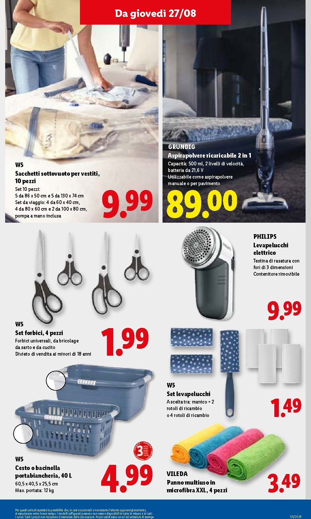 lidl - Volantino Lidl per la prossima settimana dal giovedì 27/08/2026 al mercoledì 02/09/2026 - page: 29