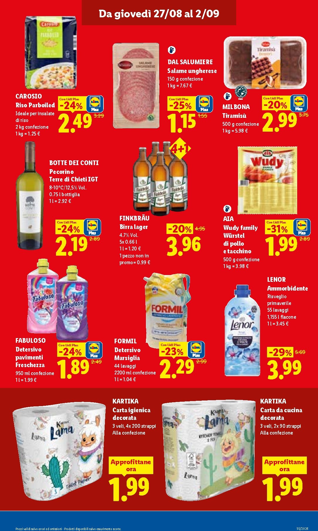 lidl - Volantino Lidl per la prossima settimana dal giovedì 27/08/2026 al mercoledì 02/09/2026 - page: 15