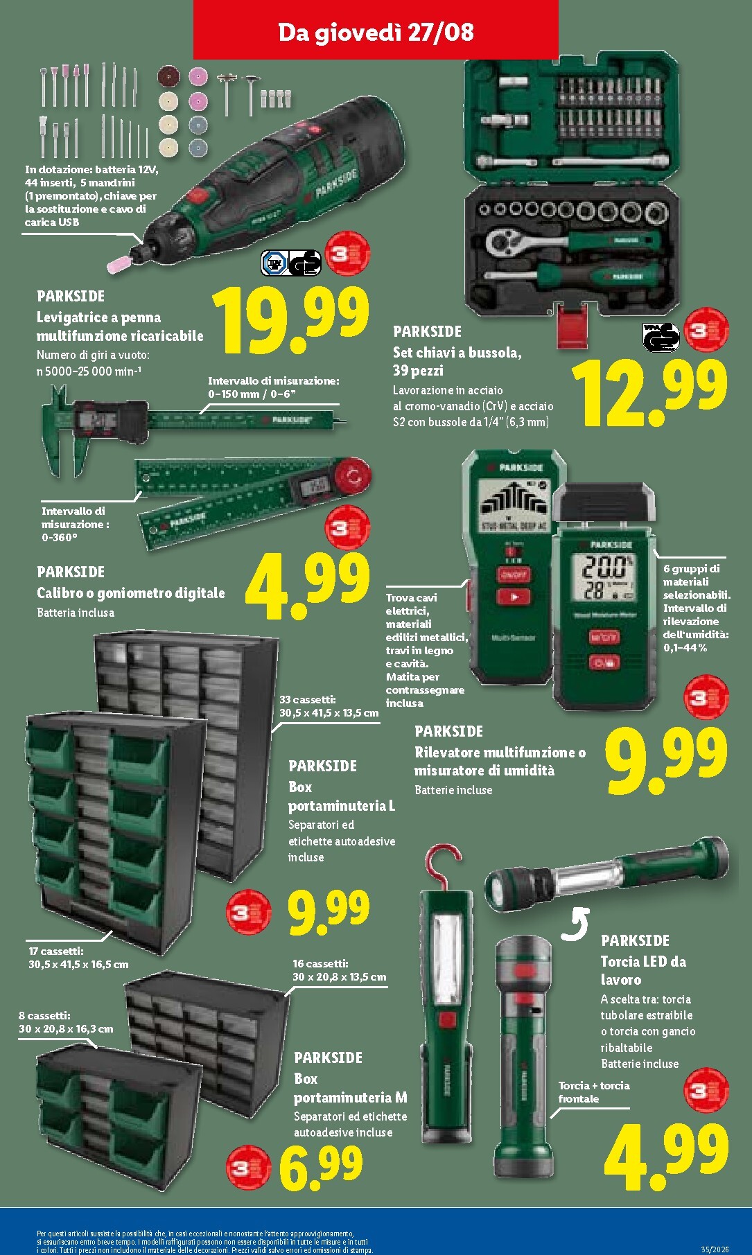 lidl - Volantino Lidl per la prossima settimana dal giovedì 27/08/2026 al mercoledì 02/09/2026 - page: 25