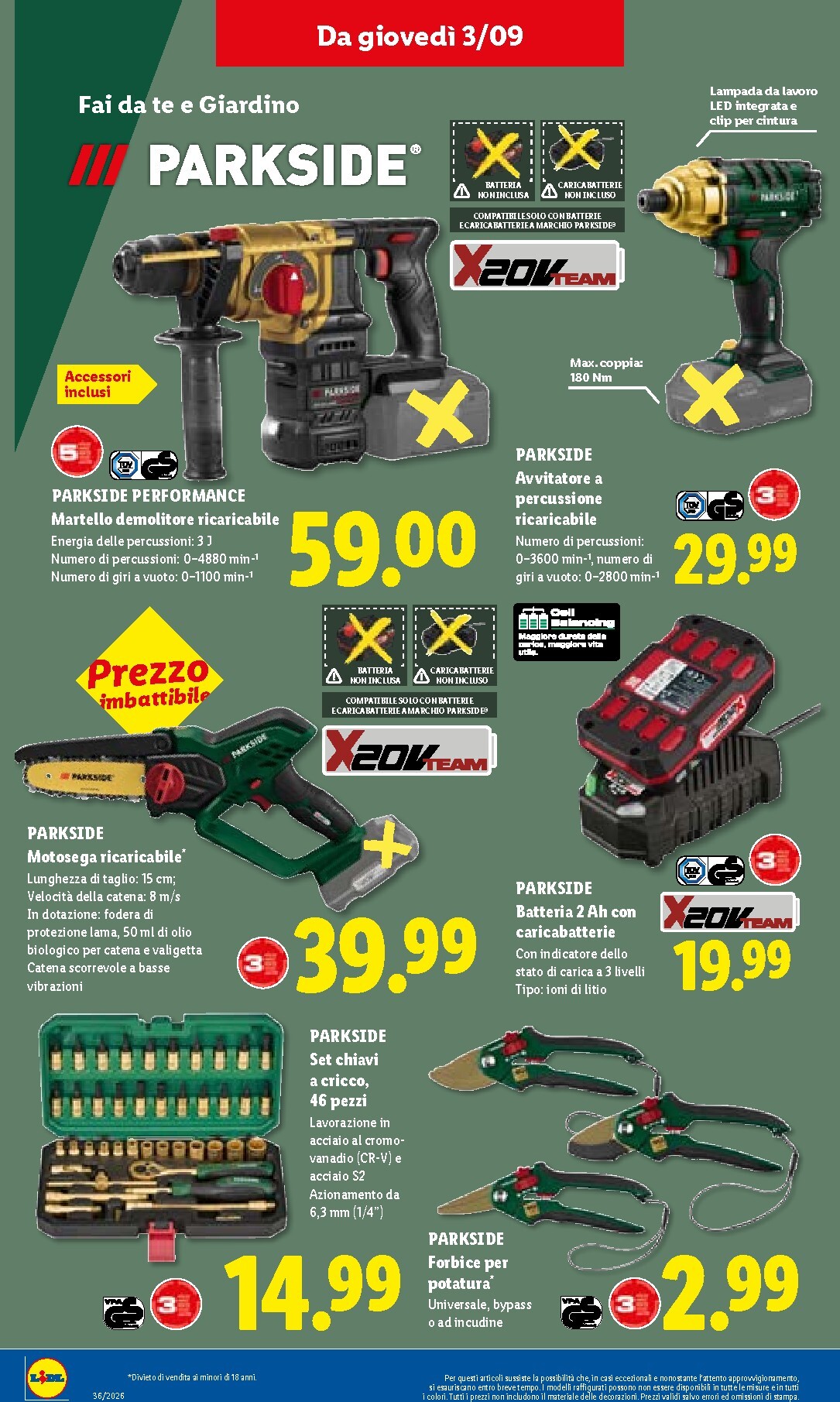 lidl - Volantino Lidl per la prossima settimana dal giovedì 03/09/2026 al mercoledì 09/09/2026 - page: 8