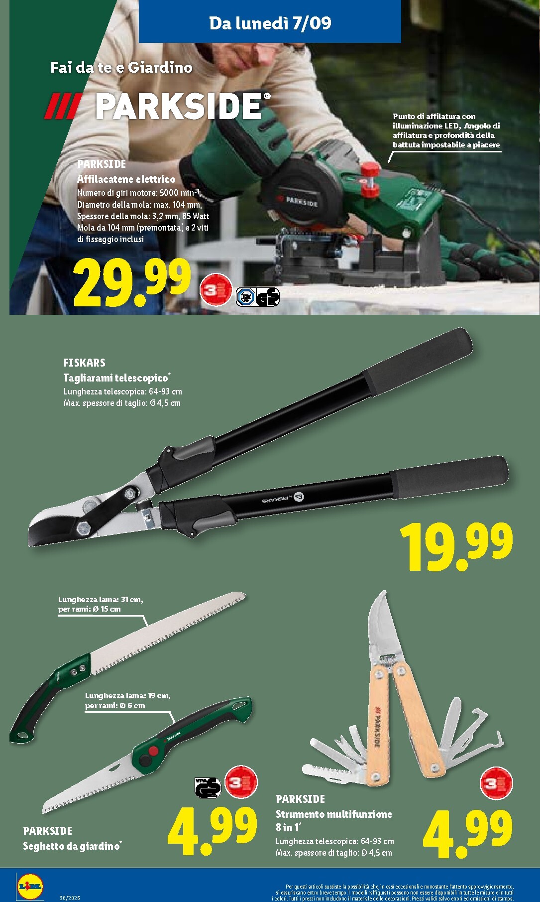 lidl - Volantino Lidl per la prossima settimana dal giovedì 03/09/2026 al mercoledì 09/09/2026 - page: 34