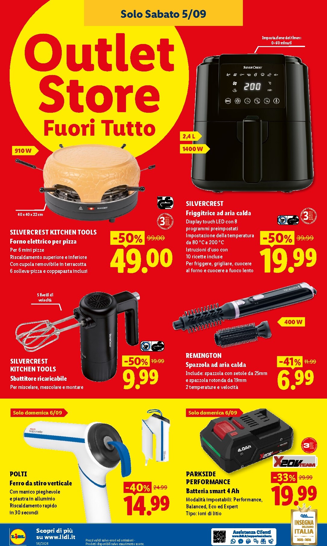 lidl - Volantino Lidl - Outlet Store per la prossima settimana dal giovedì 03/09/2026 al domenica 06/09/2026 - page: 5