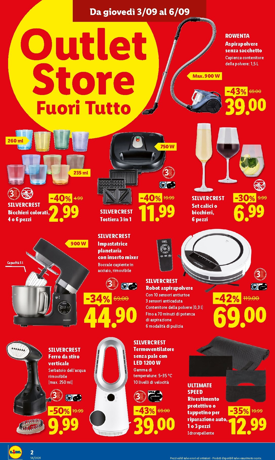 lidl - Volantino Lidl - Outlet Store per la prossima settimana dal giovedì 03/09/2026 al domenica 06/09/2026 - page: 2
