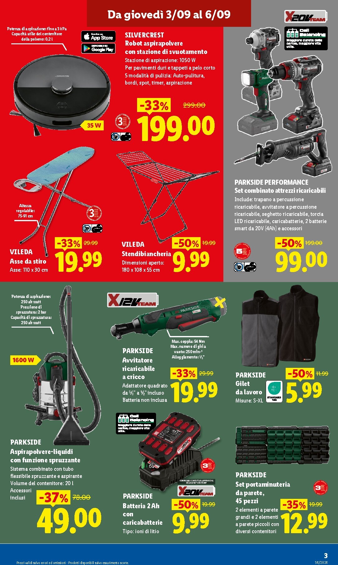 lidl - Volantino Lidl - Outlet Store per la prossima settimana dal giovedì 03/09/2026 al domenica 06/09/2026 - page: 3