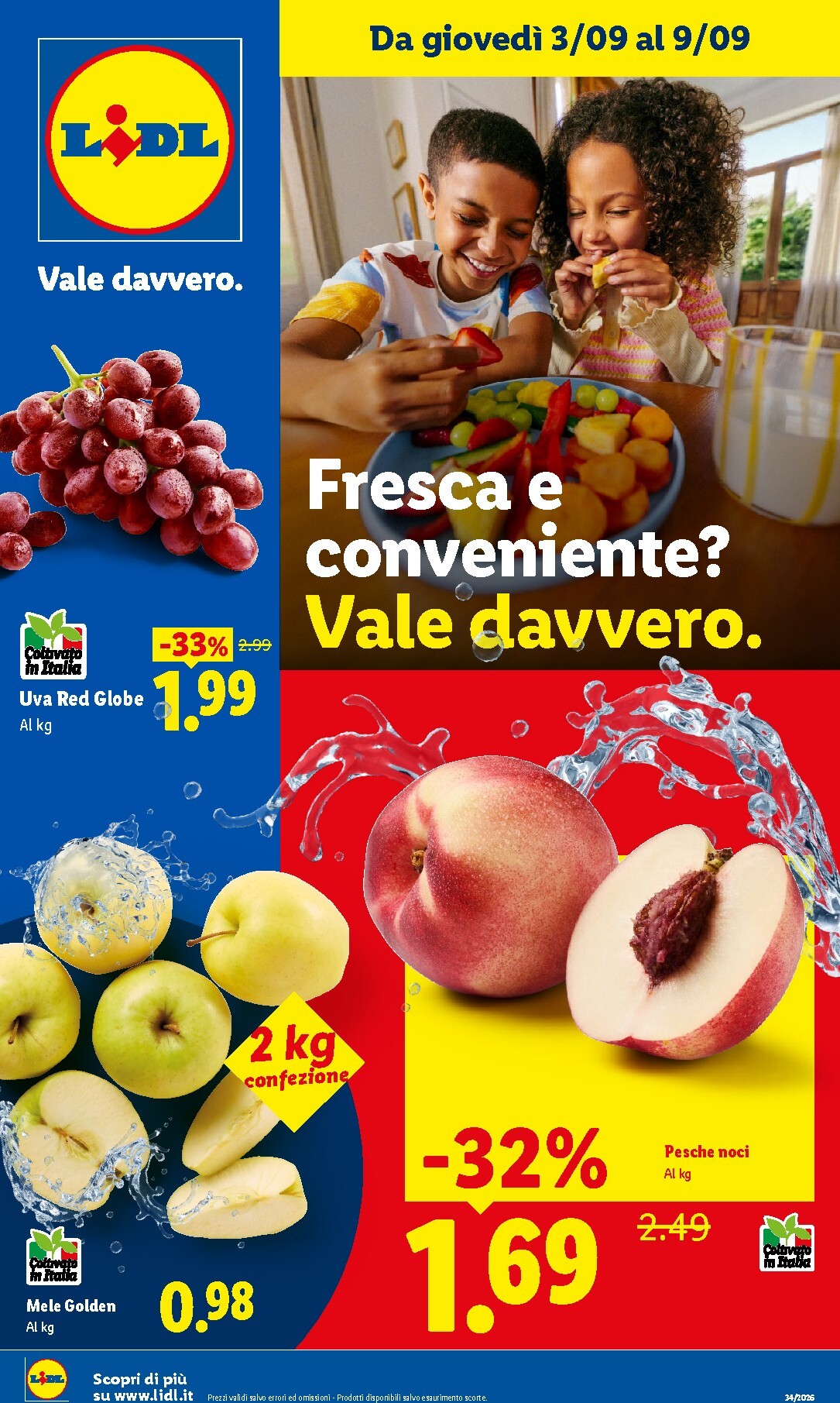 lidl - Volantino Lidl - Fresca e conveniente per la prossima settimana dal giovedì 03/09/2026 al mercoledì 09/09/2026