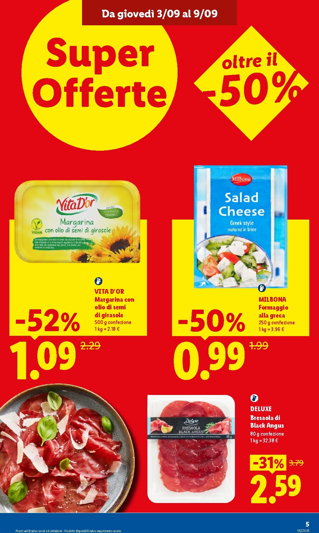 lidl - Volantino Lidl - Nuova apertura - Maerne di Martellago per la prossima settimana dal giovedì 03/09/2026 al mercoledì 09/09/2026 - page: 5