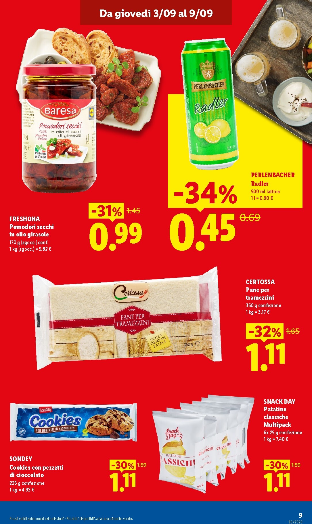 lidl - Volantino Lidl - Nuova apertura - Maerne di Martellago per la prossima settimana dal giovedì 03/09/2026 al mercoledì 09/09/2026 - page: 9