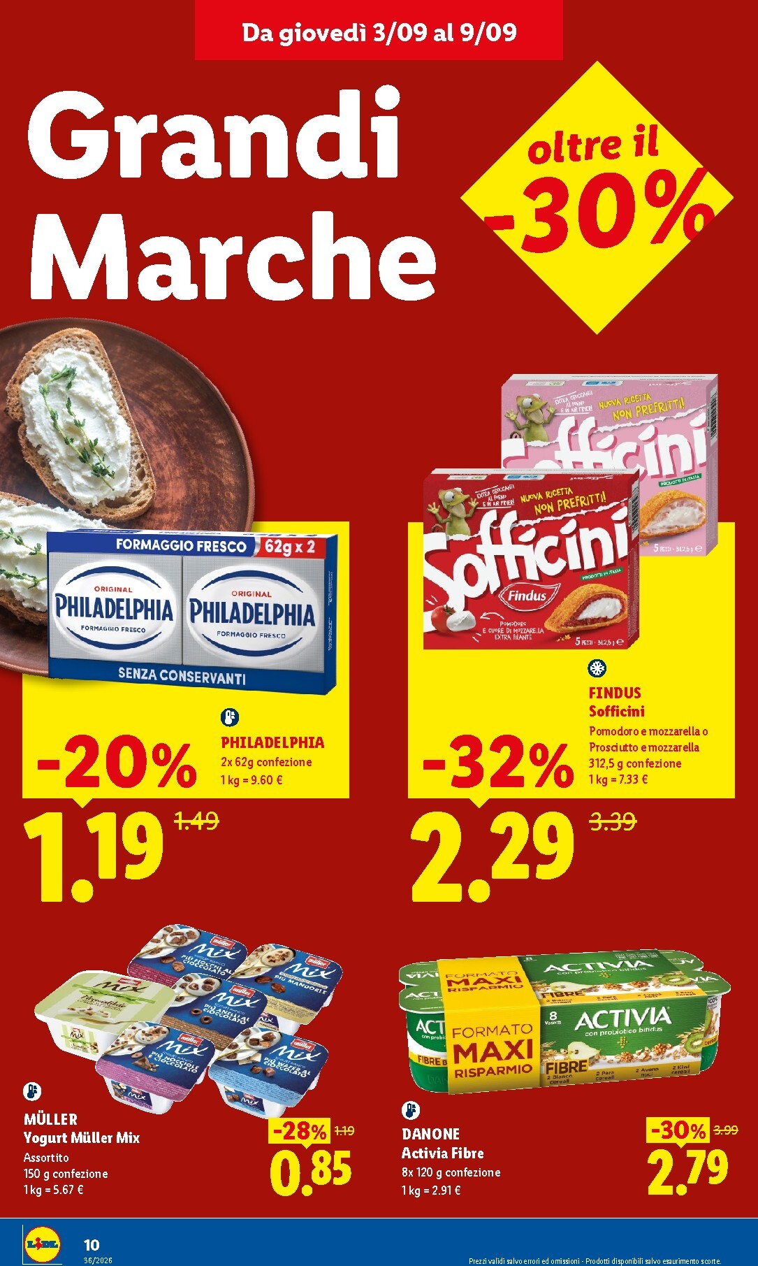 lidl - Volantino Lidl - Nuova apertura - Maerne di Martellago per la prossima settimana dal giovedì 03/09/2026 al mercoledì 09/09/2026 - page: 10