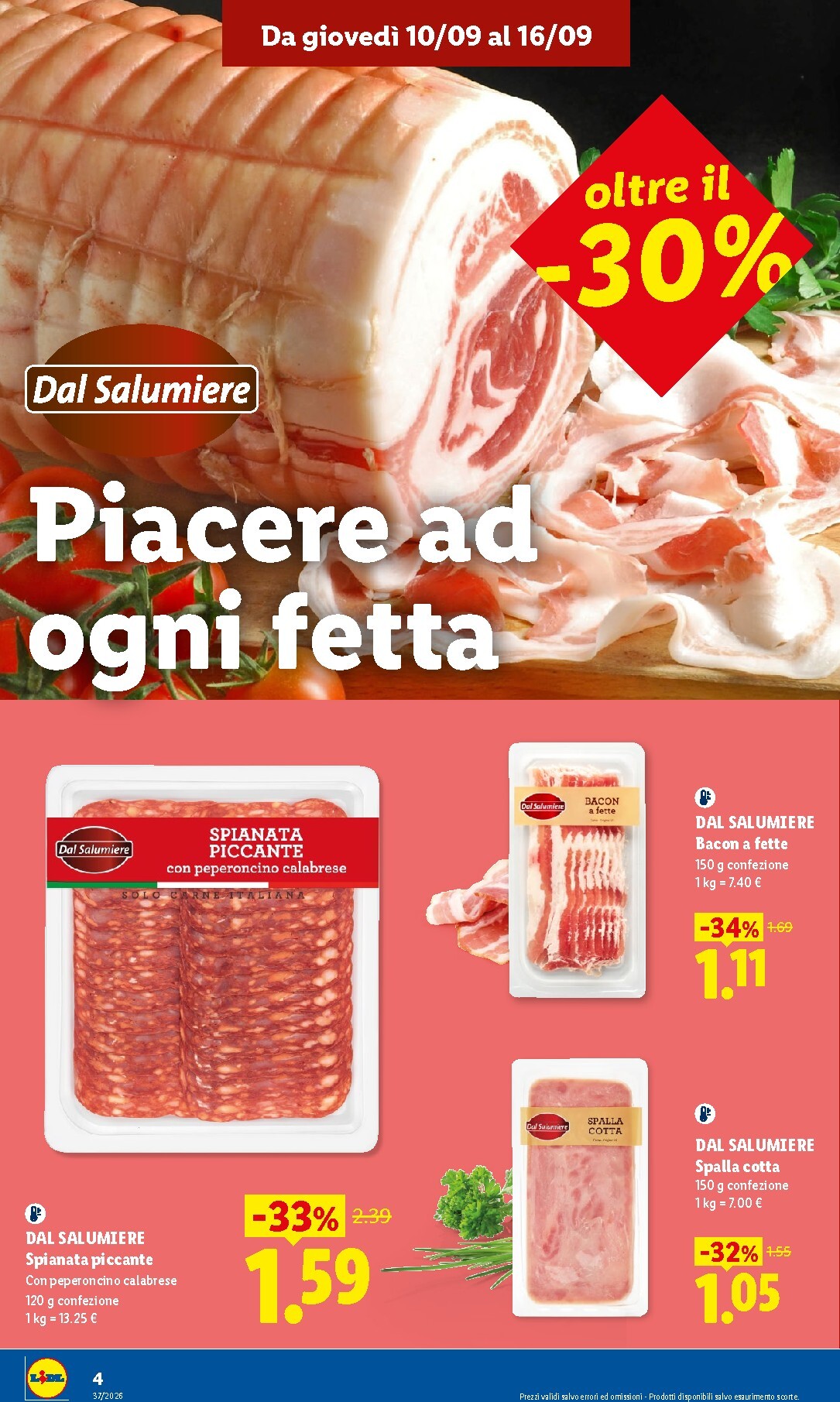 lidl - Volantino Lidl - Nuova apertura - Maerne di Martellago per la prossima settimana dal giovedì 10/09/2026 al mercoledì 16/09/2026 - page: 4