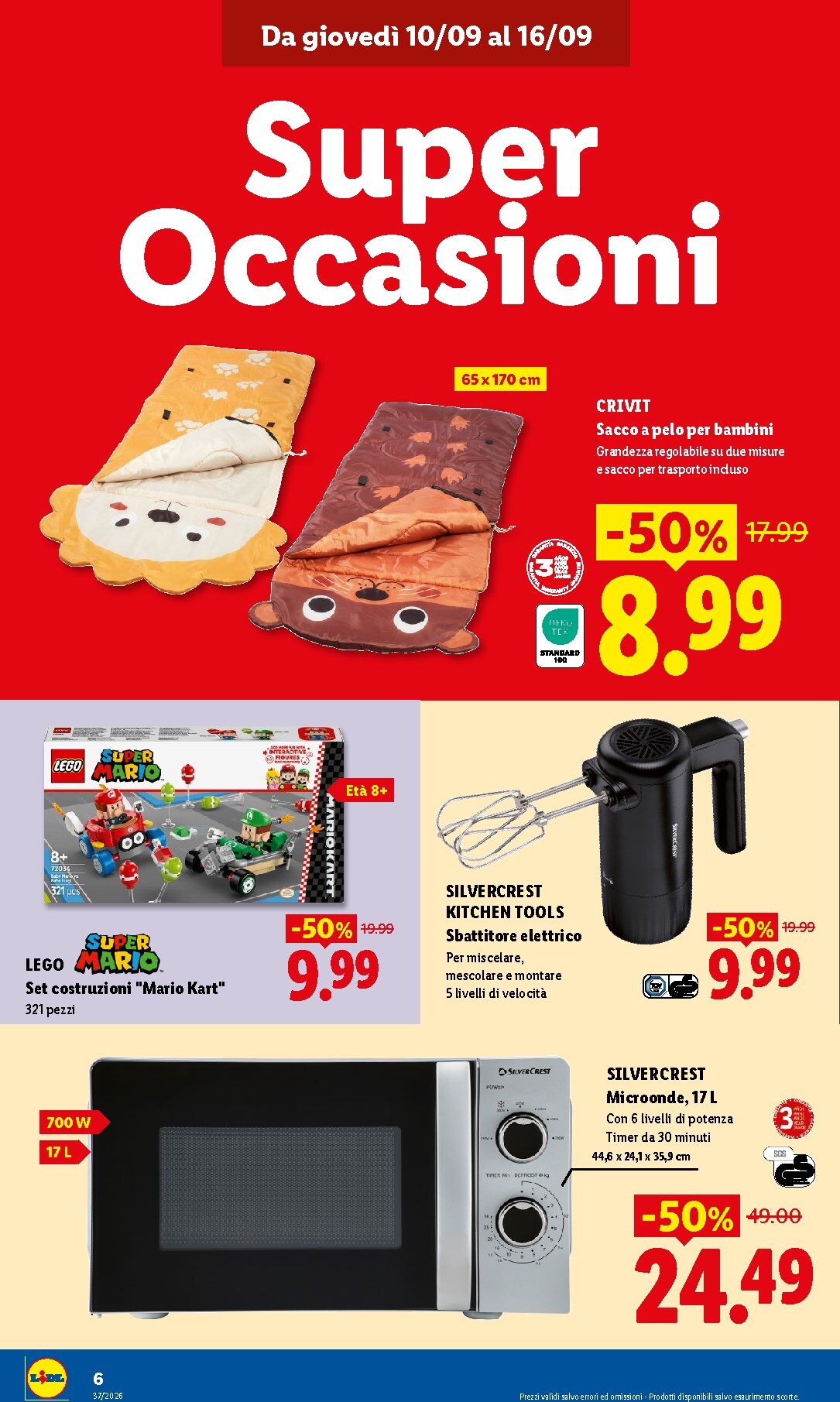 lidl - Volantino Lidl - Nuova apertura - Maerne di Martellago per la prossima settimana dal giovedì 10/09/2026 al mercoledì 16/09/2026 - page: 6