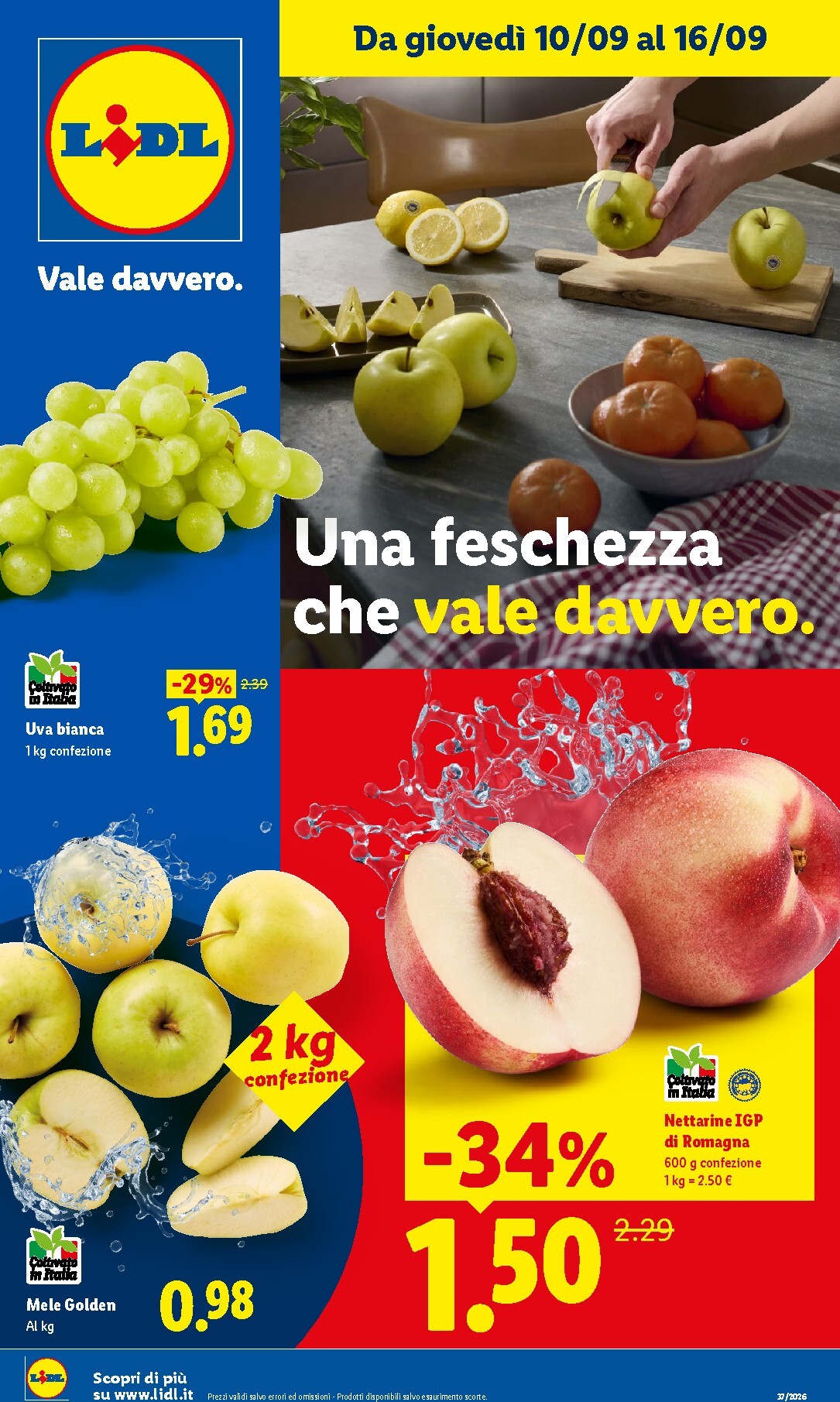 lidl - Volantino Lidl - Fresca e conveniente per la prossima settimana dal giovedì 10/09/2026 al mercoledì 16/09/2026