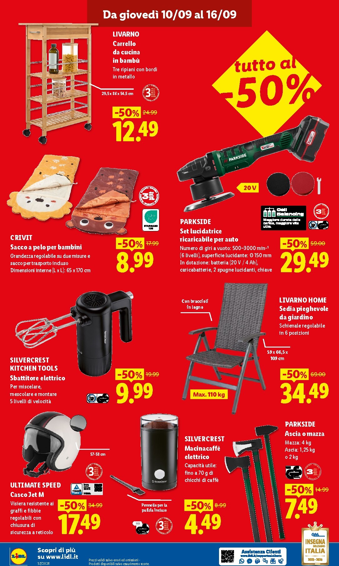 lidl - Volantino Lidl - Ci siamo rifatti il look per la prossima settimana dal giovedì 10/09/2026 al mercoledì 16/09/2026 - page: 4