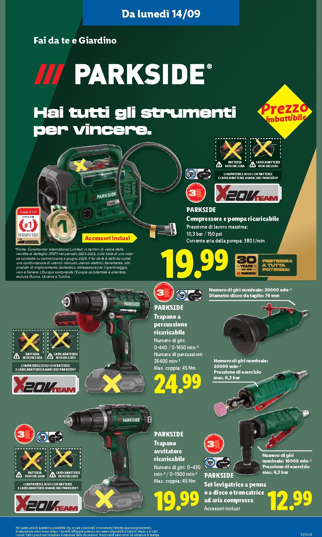 lidl - Volantino Lidl per la prossima settimana dal giovedì 10/09/2026 al mercoledì 16/09/2026 - page: 37