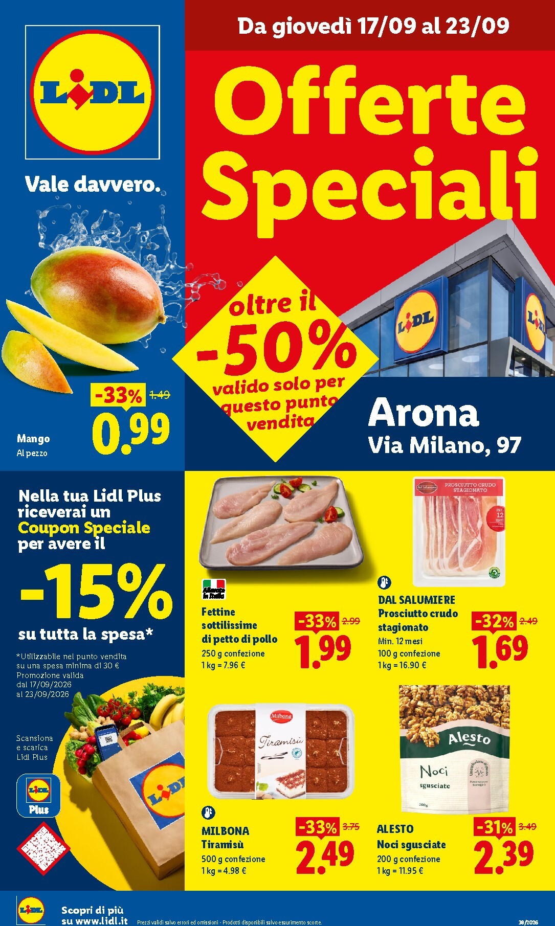 lidl - Volantino futuro Lidl - Offerte Speciali Milano valido dal giovedì 17/09/2026 al mercoledì 23/09/2026