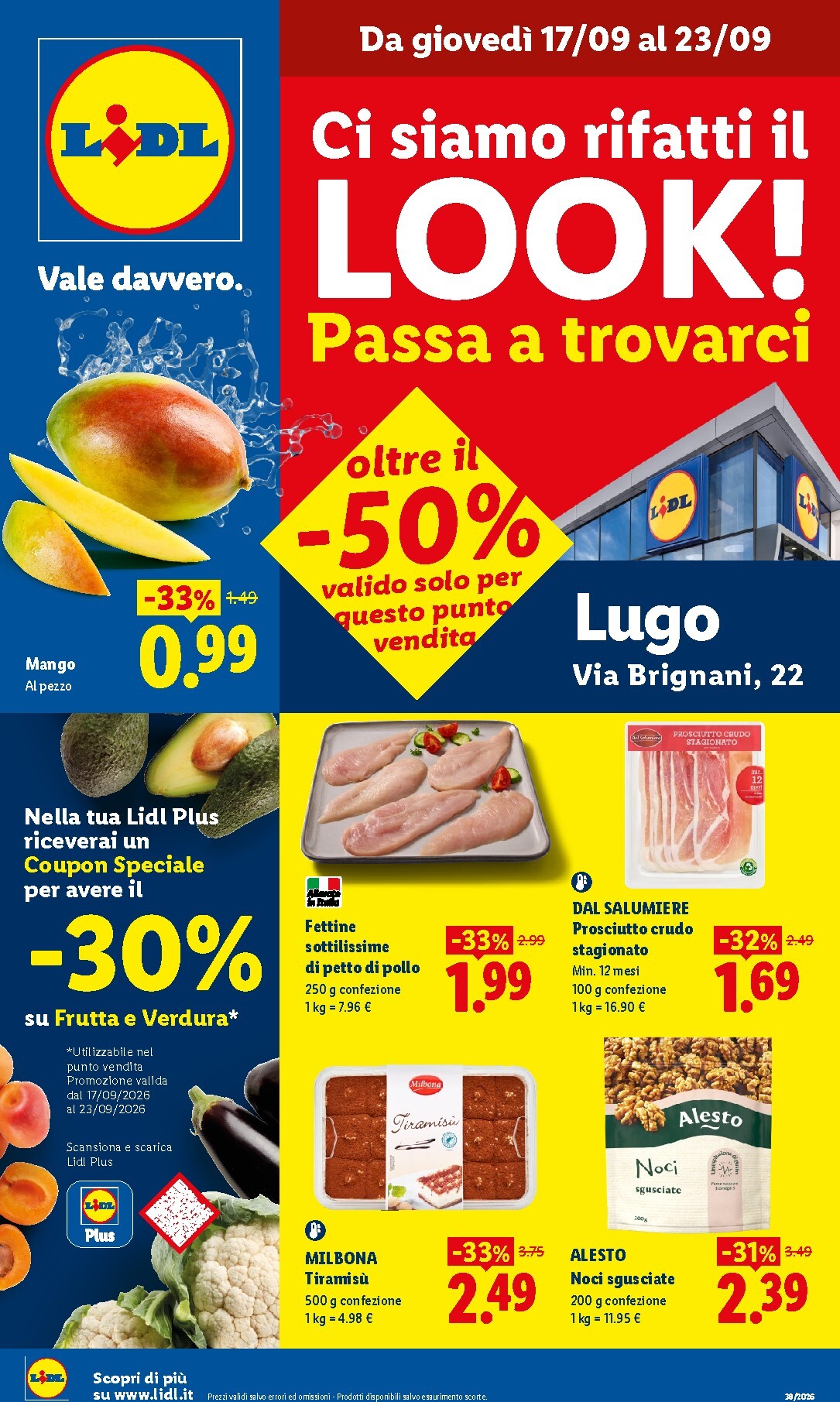 lidl - Volantino futuro Lidl - Ci siamo rifatti il look! valido dal giovedì 17/09/2026 al mercoledì 23/09/2026