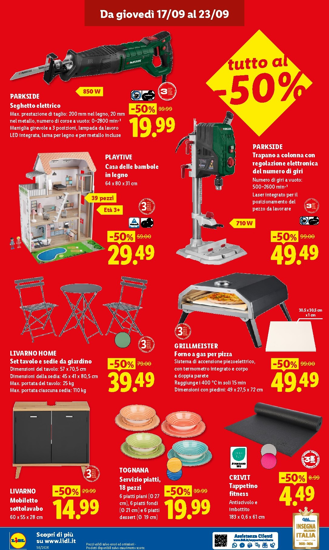 lidl - Volantino futuro Lidl - Ci siamo rifatti il look! valido dal giovedì 17/09/2026 al mercoledì 23/09/2026 - page: 4