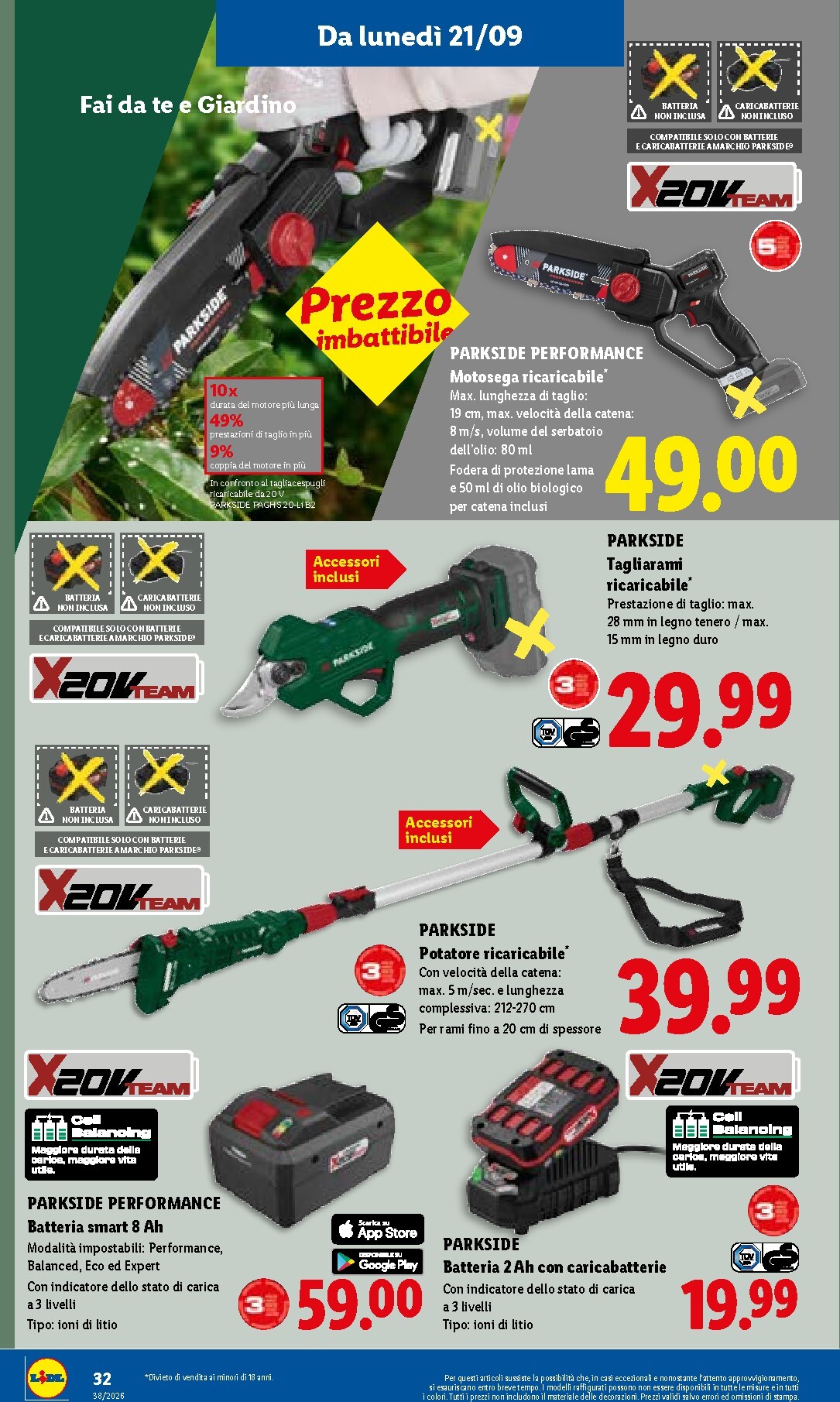 lidl - Volantino futuro Lidl valido dal giovedì 17/09/2026 al mercoledì 23/09/2026 - page: 38