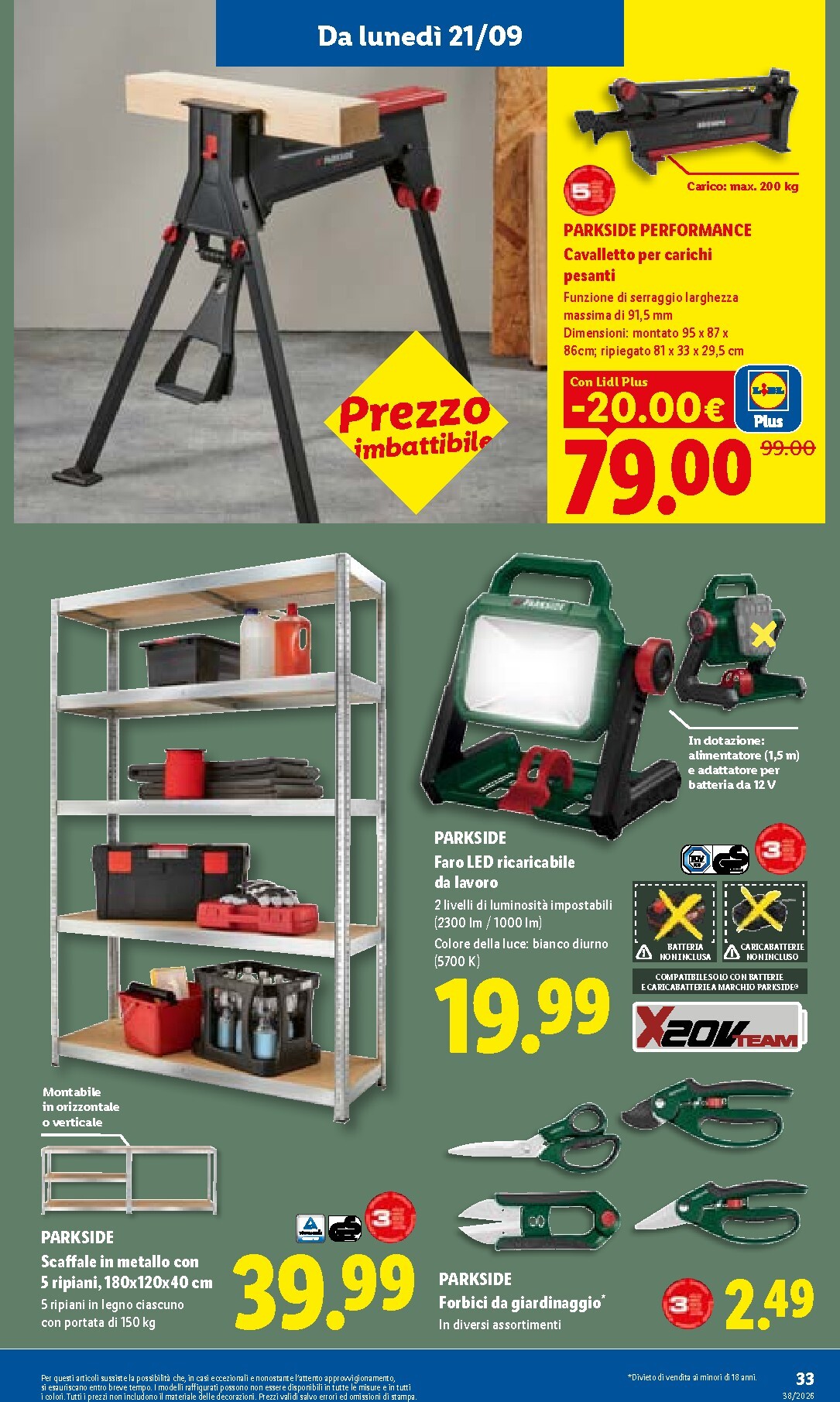 lidl - Volantino futuro Lidl valido dal giovedì 17/09/2026 al mercoledì 23/09/2026 - page: 39