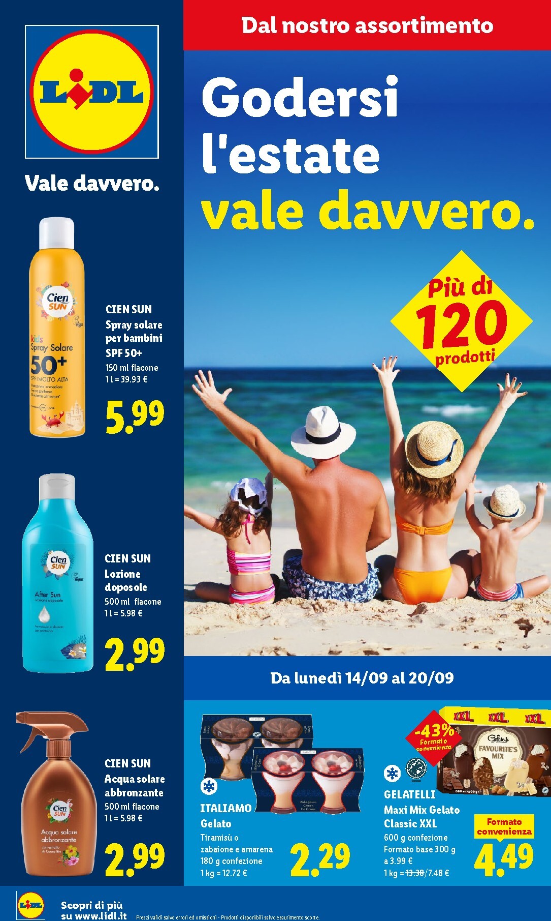 lidl - Volantino attuale di Lidl - Godersi l'estate vale davvero valido dal lunedì 10/08/2026 al domenica 27/09/2026