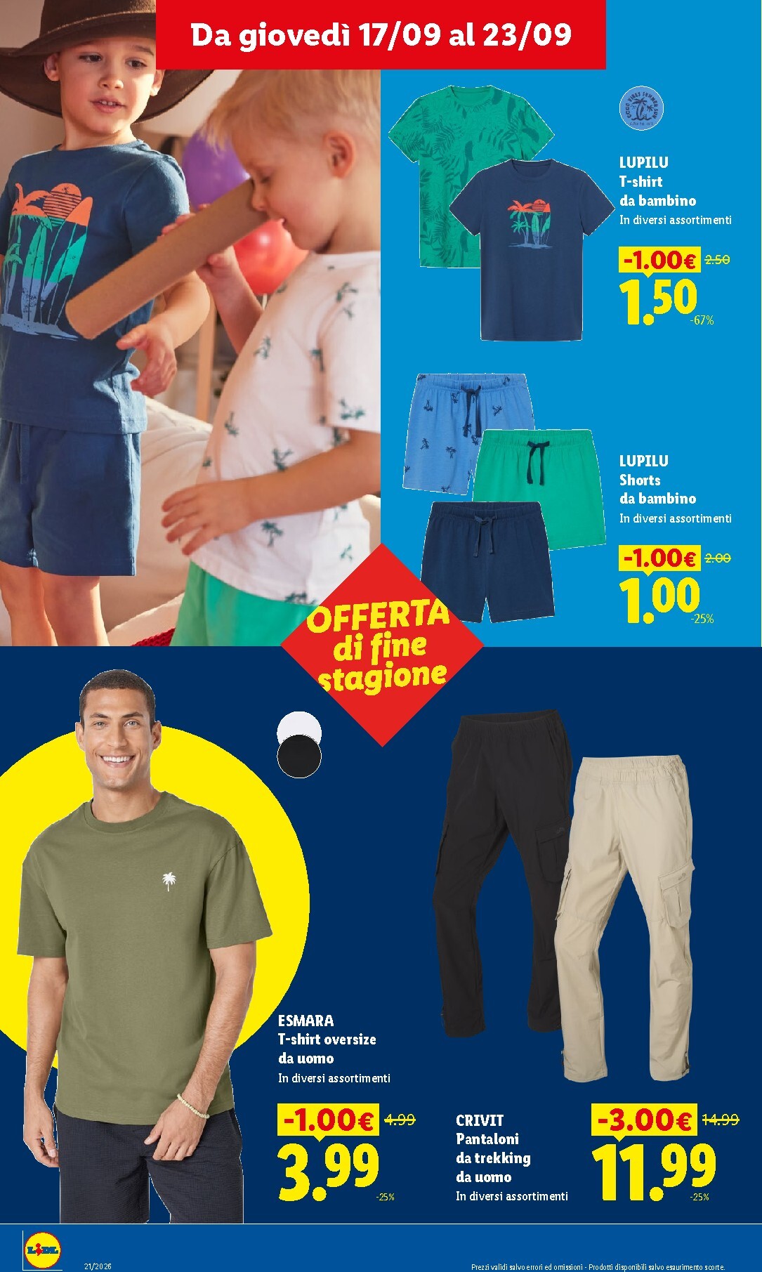 lidl - Volantino attuale di Lidl - Il cambio stagione che vale davvero valido dal giovedì 17/09/2026 al mercoledì 23/09/2026 - page: 6