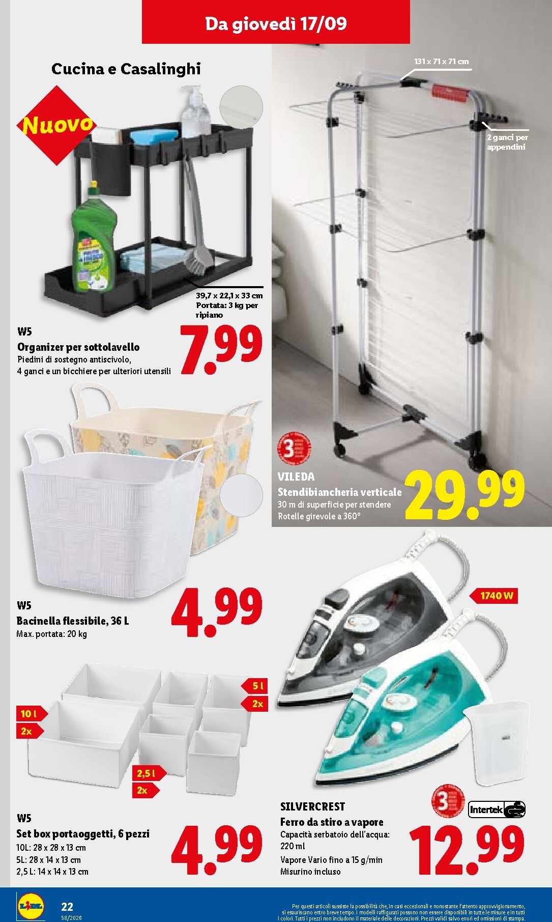 lidl - Volantino attuale di Lidl valido dal giovedì 17/09/2026 al mercoledì 23/09/2026 - page: 30