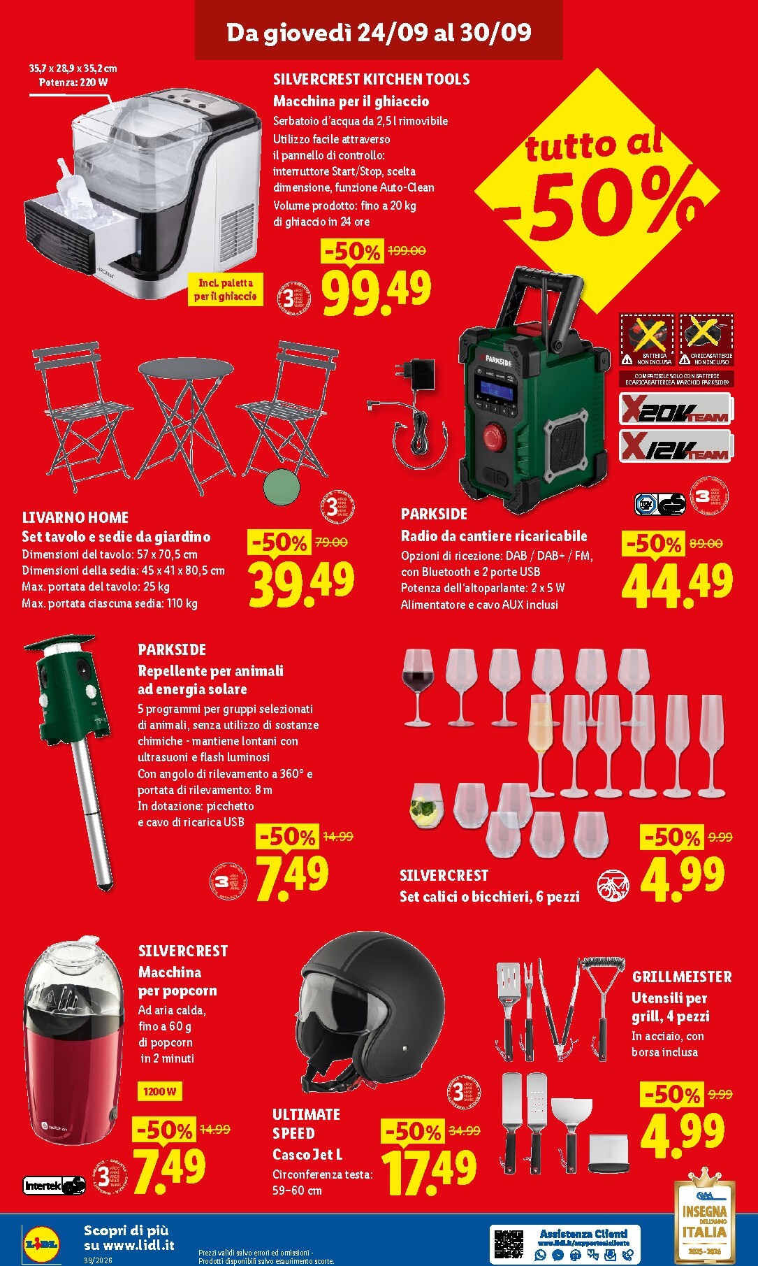 lidl - Volantino Lidl - Offerte Speciali Arona per la prossima settimana dal giovedì 24/09/2026 al mercoledì 30/09/2026 - page: 4