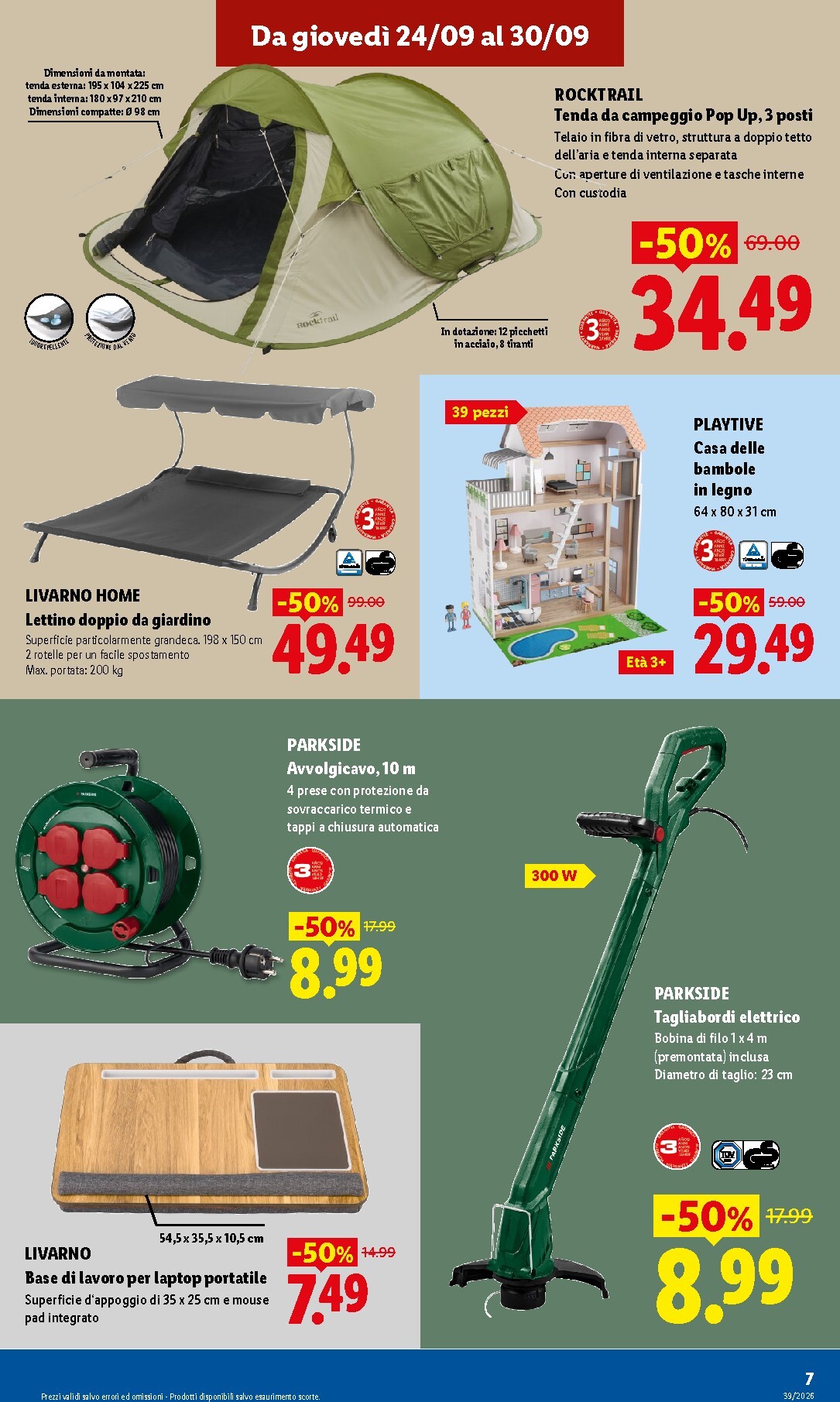 lidl - Volantino Lidl - Nuova apertura - Maerne di Martellago per la prossima settimana dal giovedì 24/09/2026 al mercoledì 30/09/2026 - page: 7