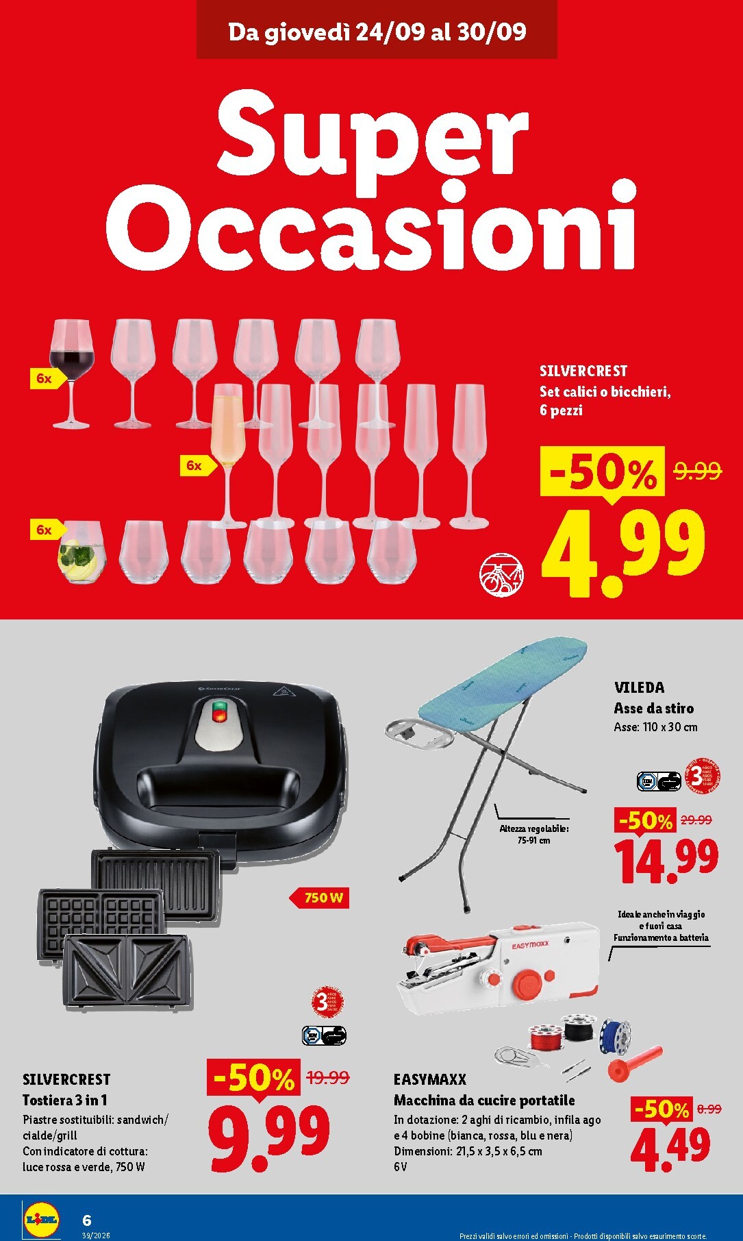 lidl - Volantino Lidl - Nuova apertura - Maerne di Martellago per la prossima settimana dal giovedì 24/09/2026 al mercoledì 30/09/2026 - page: 6