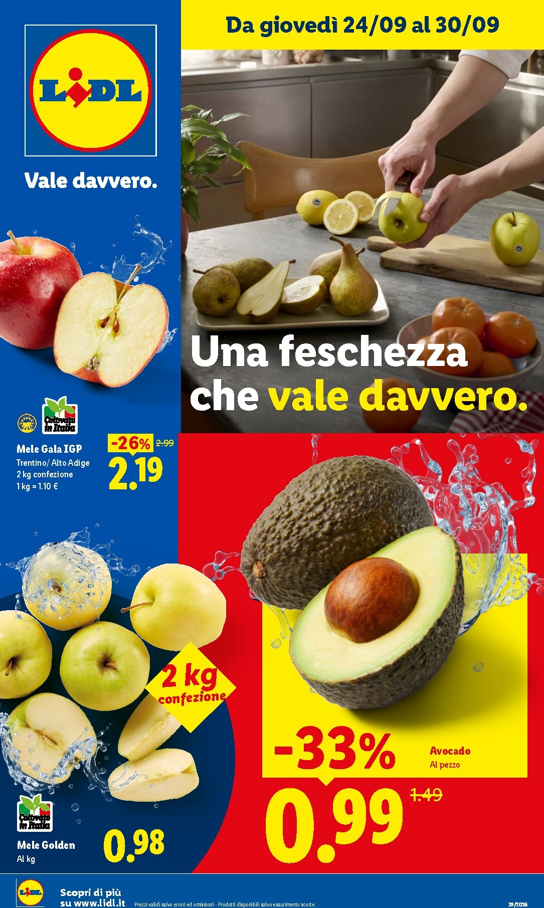 lidl - Volantino Lidl - Fresca e conveniente per la prossima settimana dal giovedì 24/09/2026 al mercoledì 30/09/2026