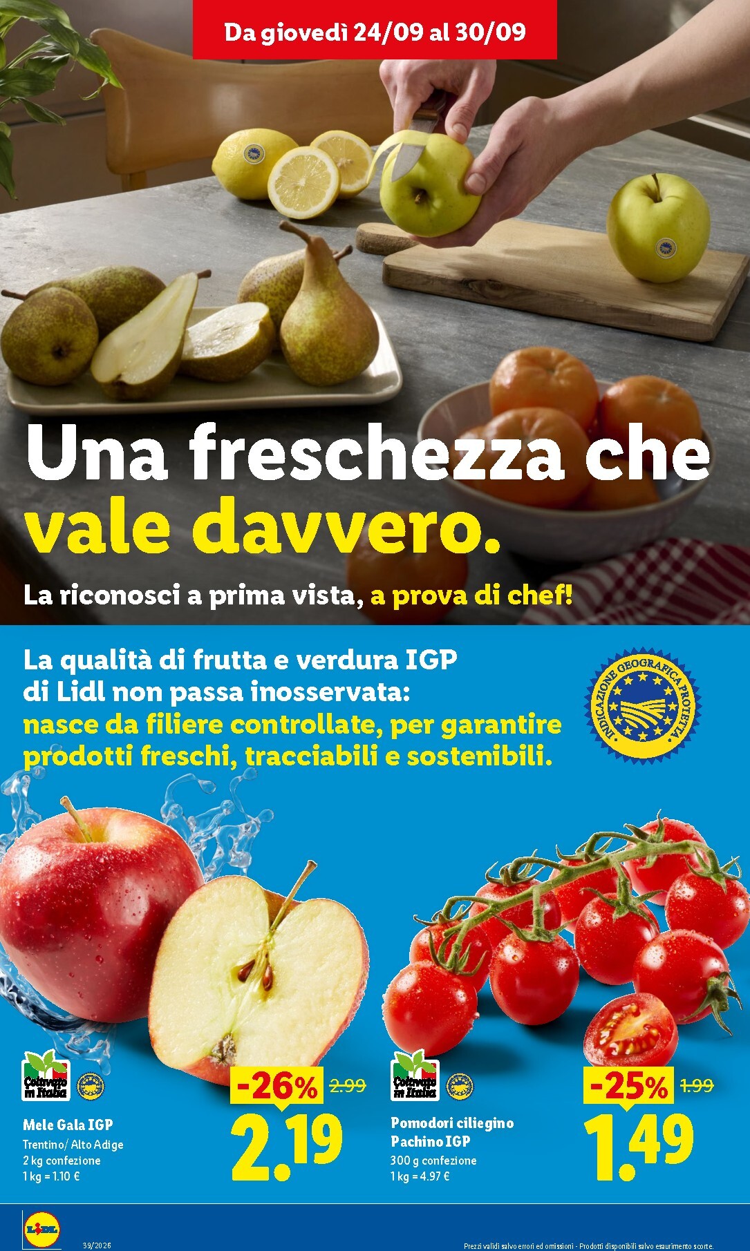 lidl - Volantino Lidl - Fresca e conveniente per la prossima settimana dal giovedì 24/09/2026 al mercoledì 30/09/2026 - page: 4