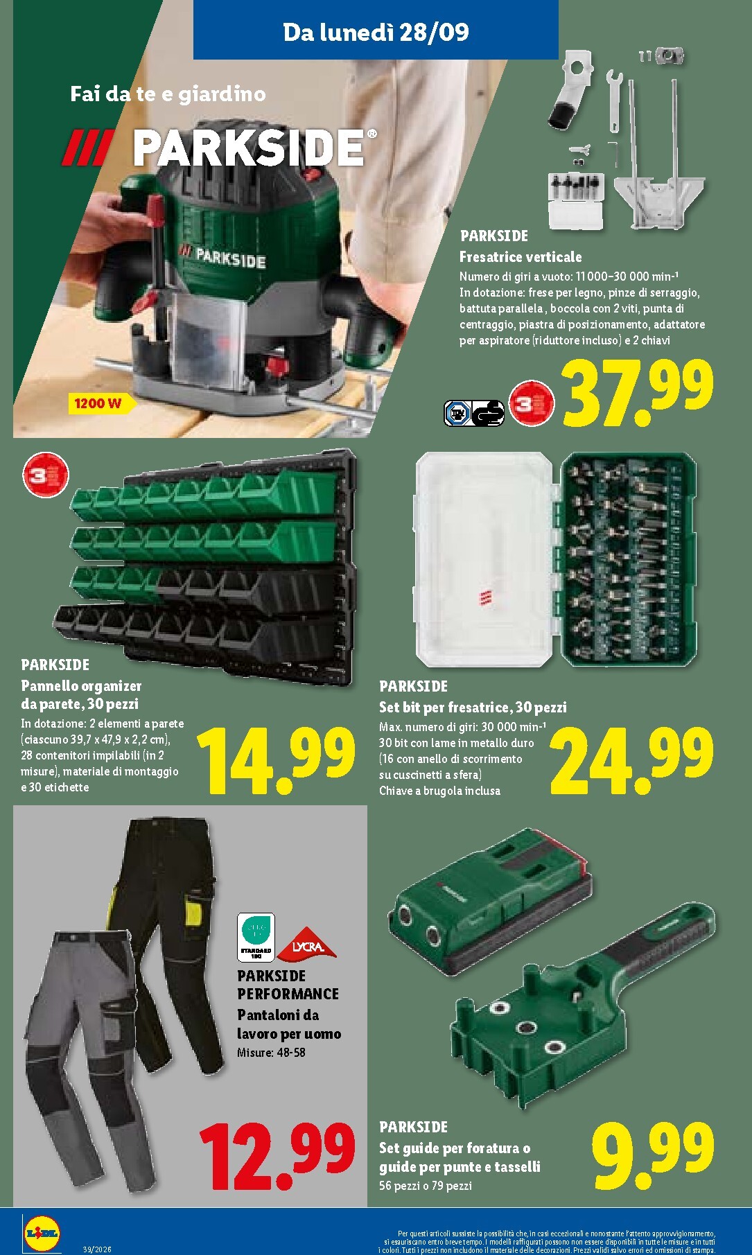 lidl - Volantino Lidl per la prossima settimana dal giovedì 24/09/2026 al mercoledì 30/09/2026 - page: 38