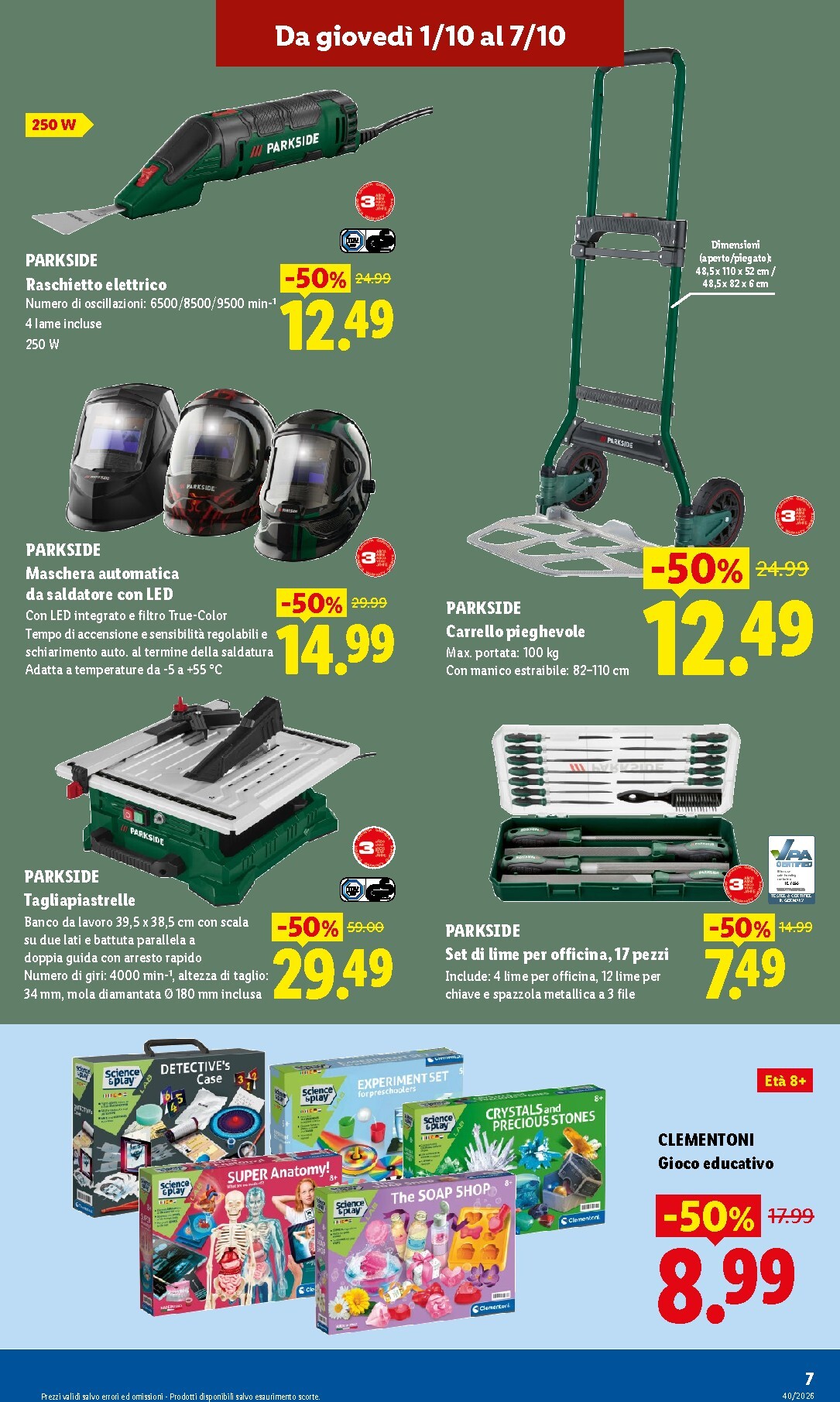 lidl - Volantino Lidl - Nuova apertura - Maerne di Martellago per la prossima settimana dal giovedì 01/10/2026 al mercoledì 07/10/2026 - page: 7